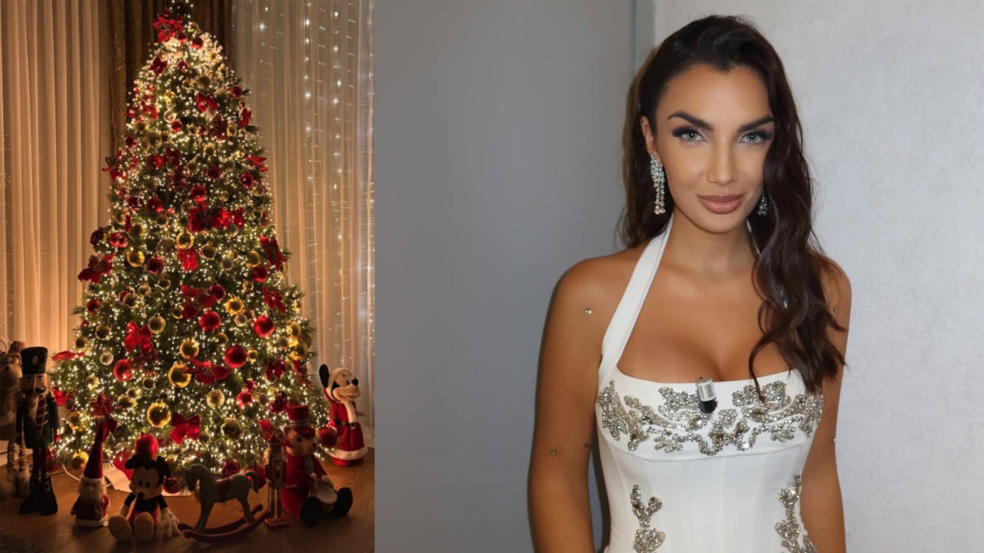 Non solo albero di Natale per Elettra Lamborghini: peluche e Schiaccianoci tra gli addobbi