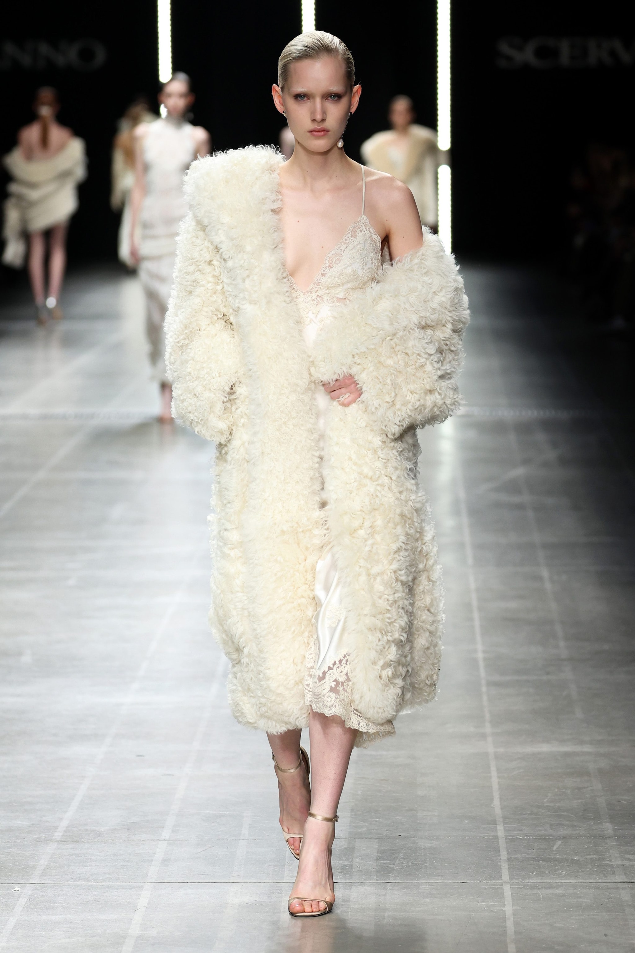 Cappotto furry Ermanno Scervino
