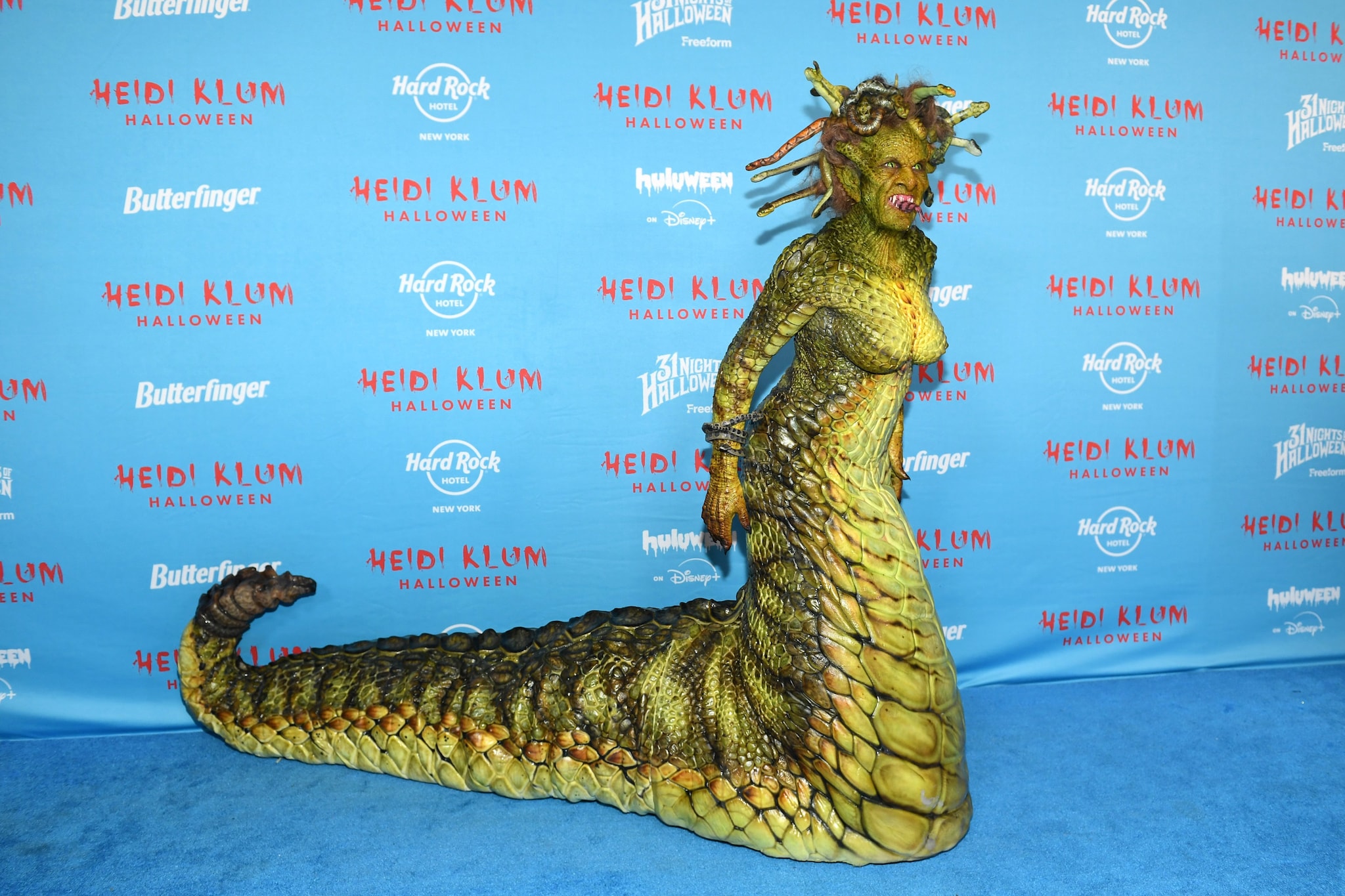 Il costume da Medusa di Heidi Klum per Halloween 2025
