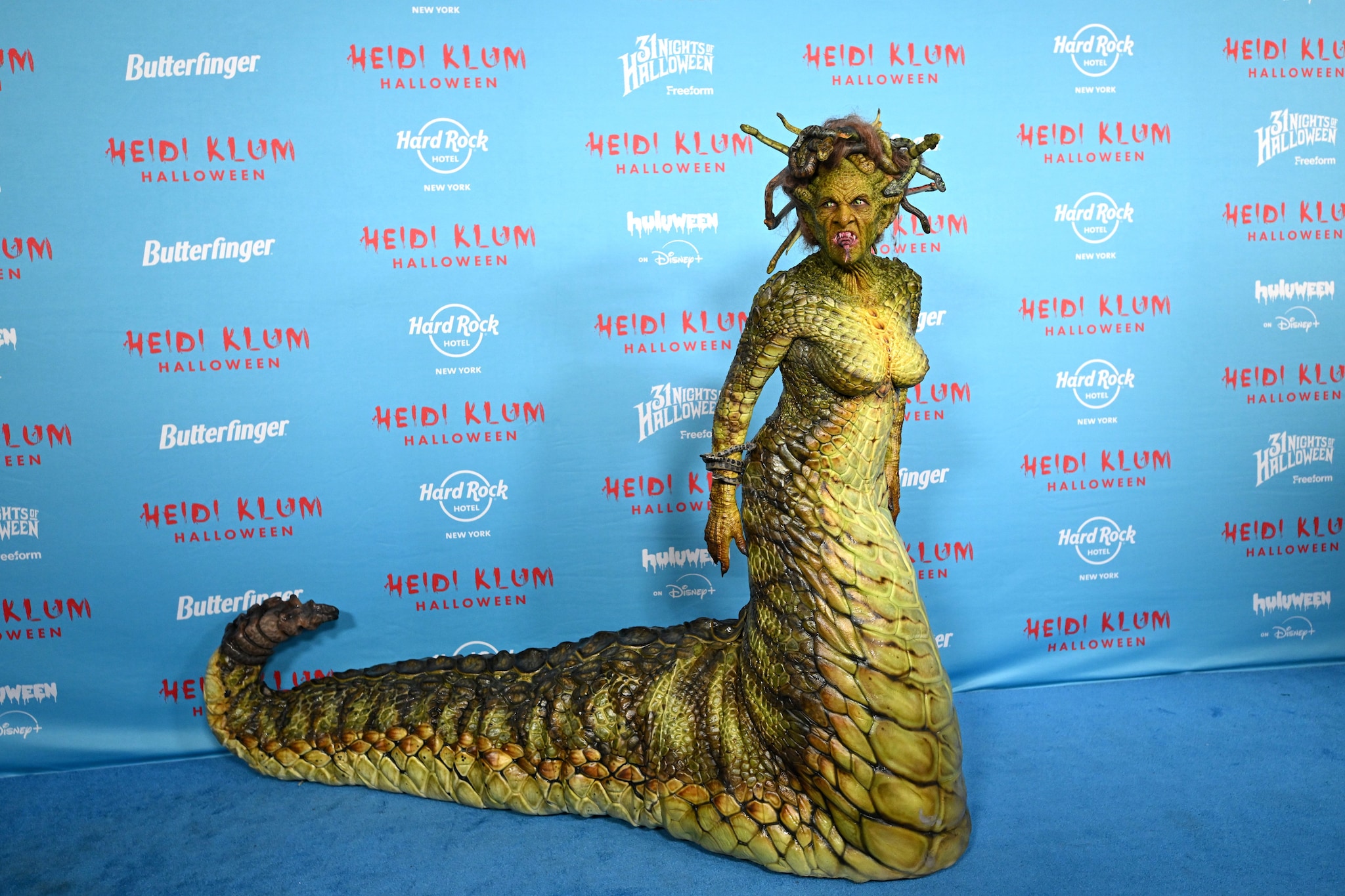 Heidi Klum il costume da Medusa per Halloween 2025