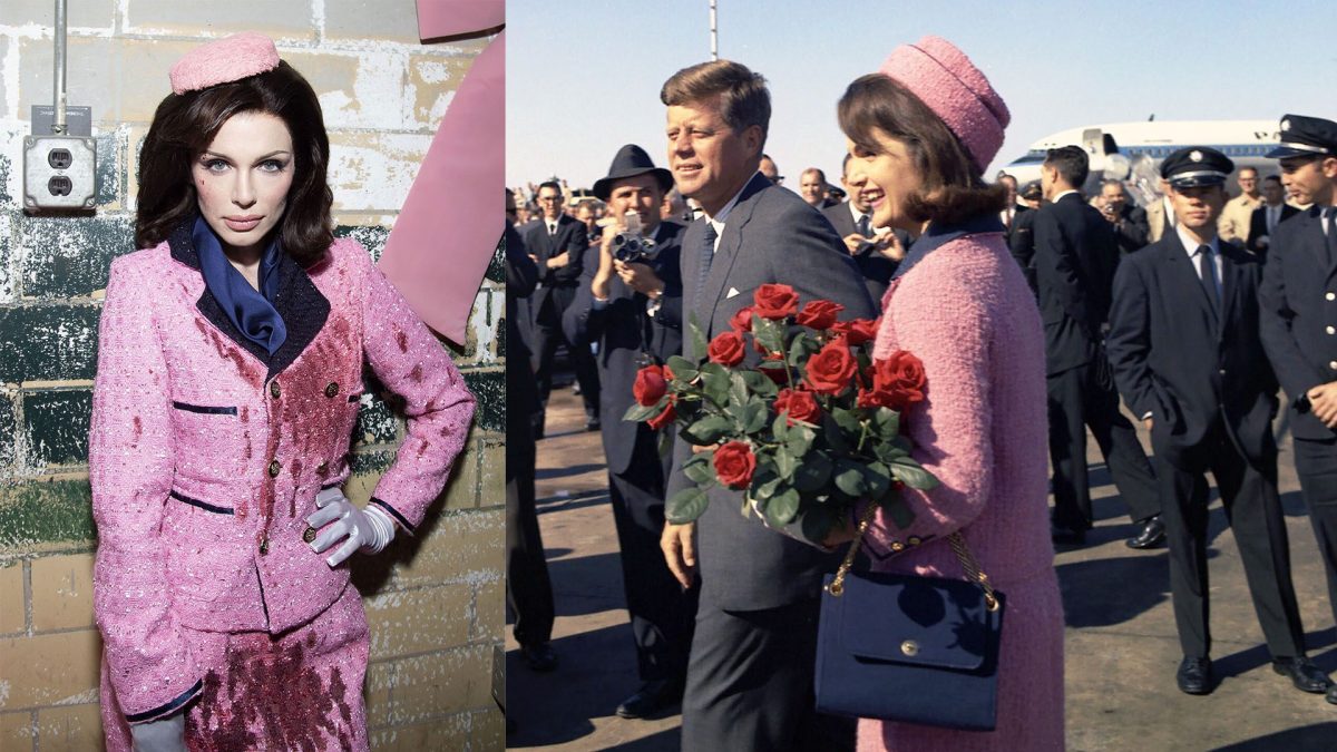 Julia Fox ad Halloween come Jackie Kennedy