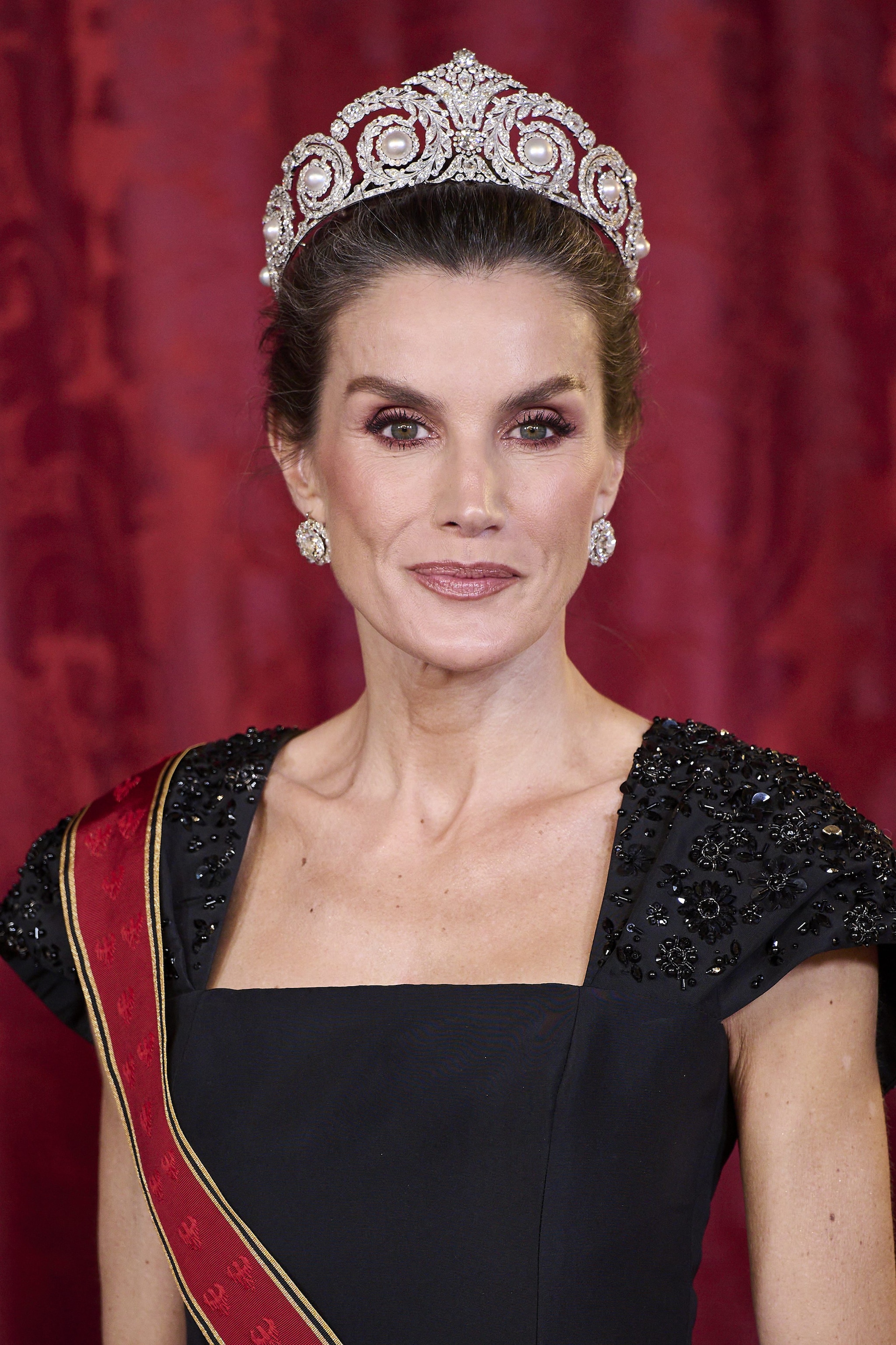 Letizia Ortiz con la tiara Cartier