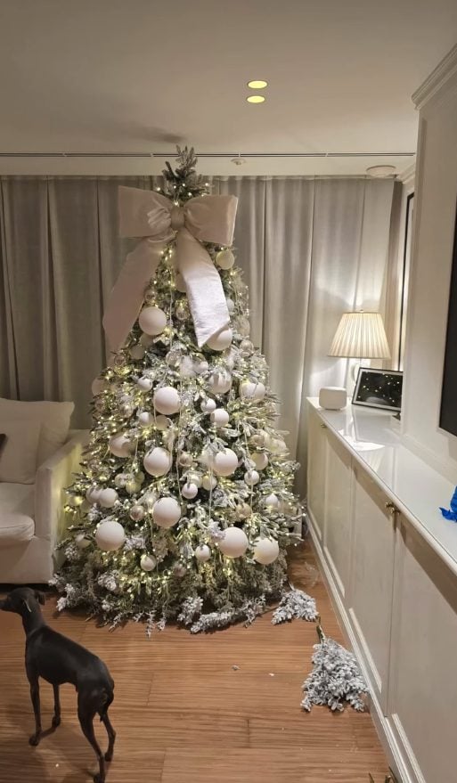 L’albero di Natale di Michelle Hunziker