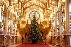 Natale al Castello di Windsor: c'è un albero alto 6 metri con 3000 luci