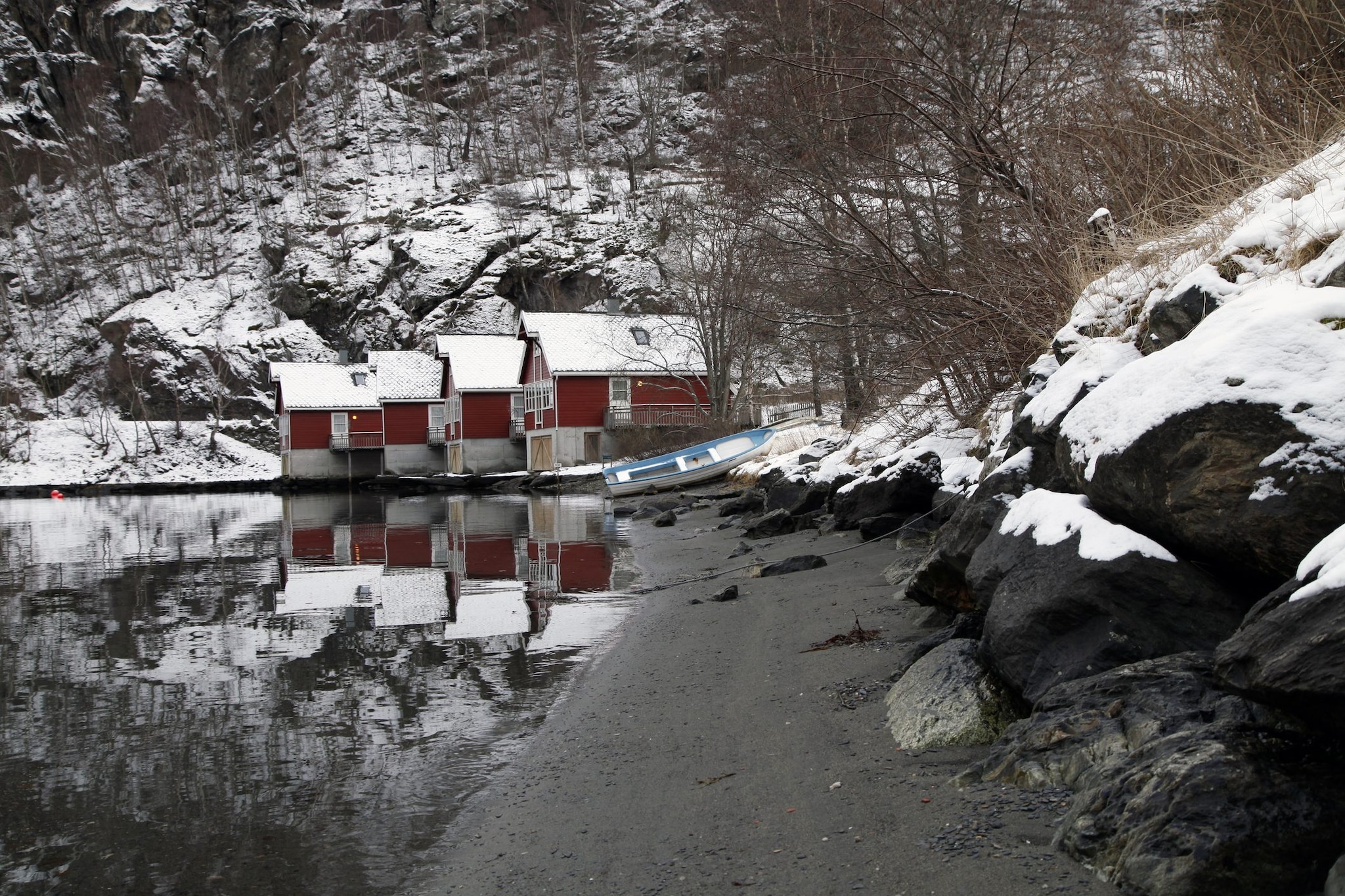 Uno scorcio del villaggio di Flåm