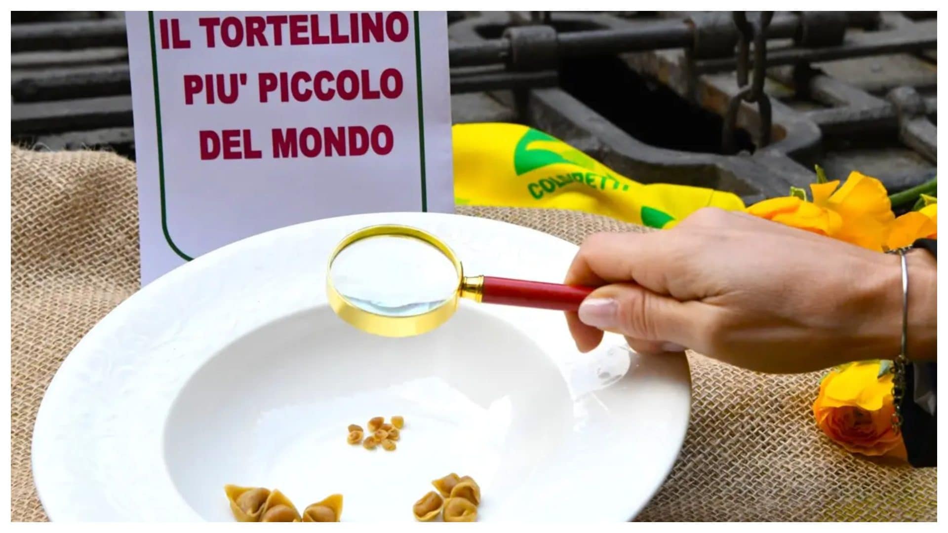 Il tortellino più piccolo del mondo conquista Bologna, 0,03 grammi di perfezione