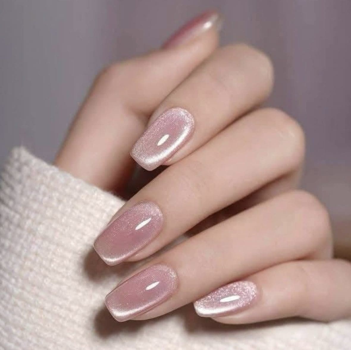 Vanilla glass nails