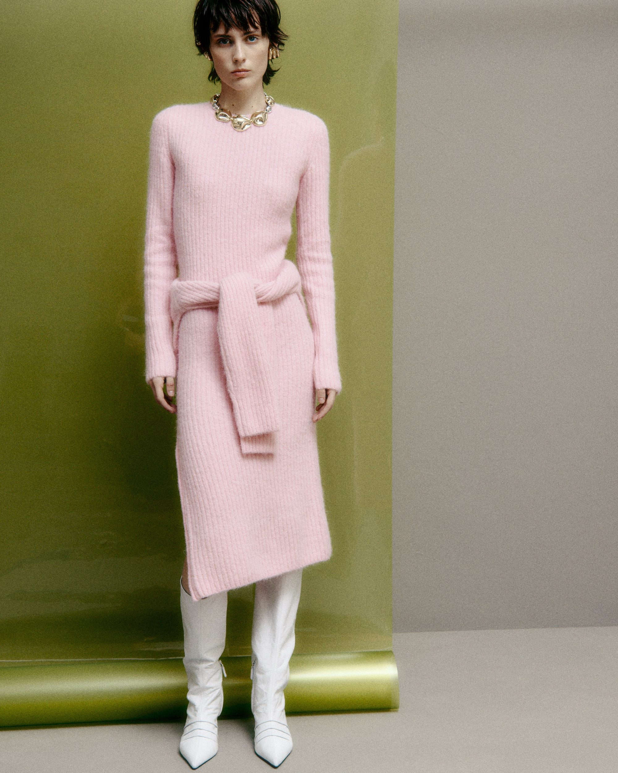 Tubino in maglia rosa Patrizia Pepe