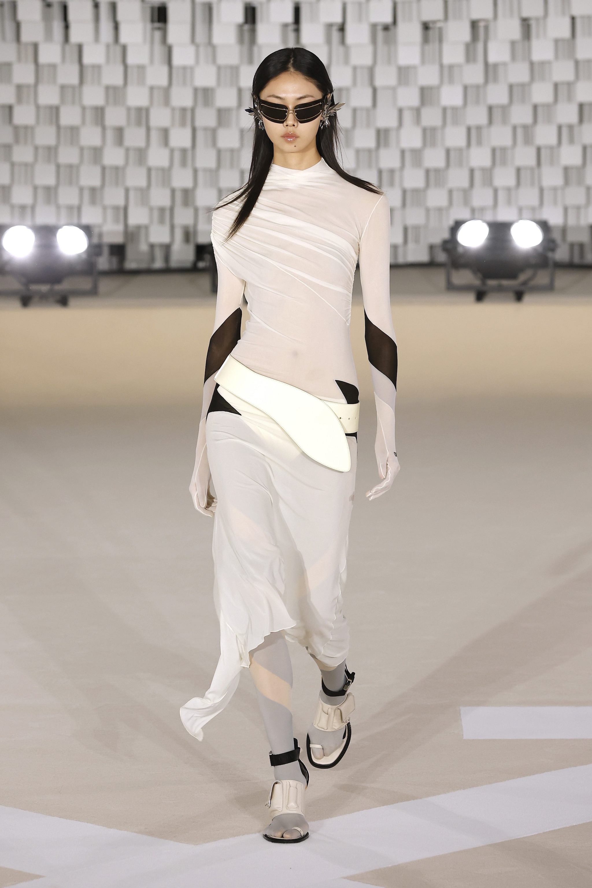 Abito stretch off–White