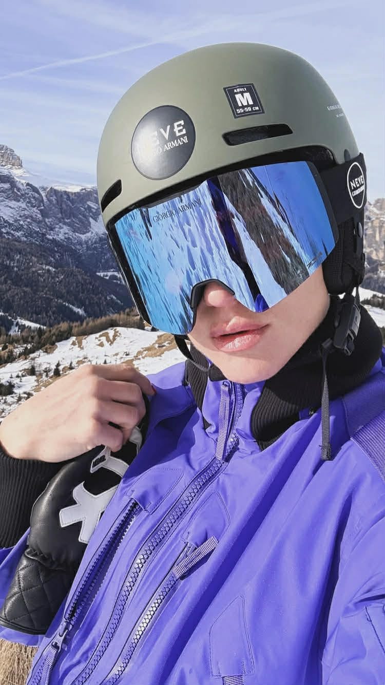 Il look da neve di Michelle Hunziker