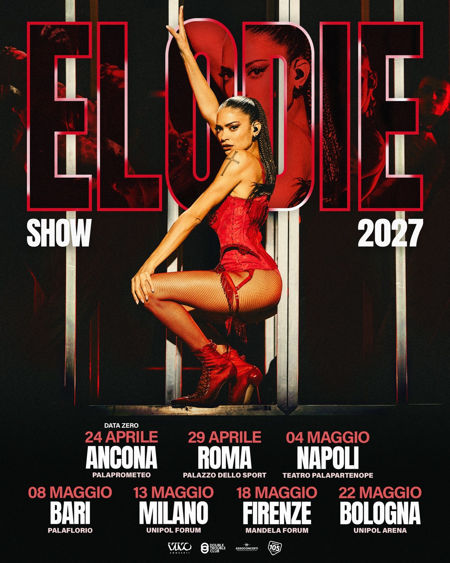 Elodie in Agent Provocateur