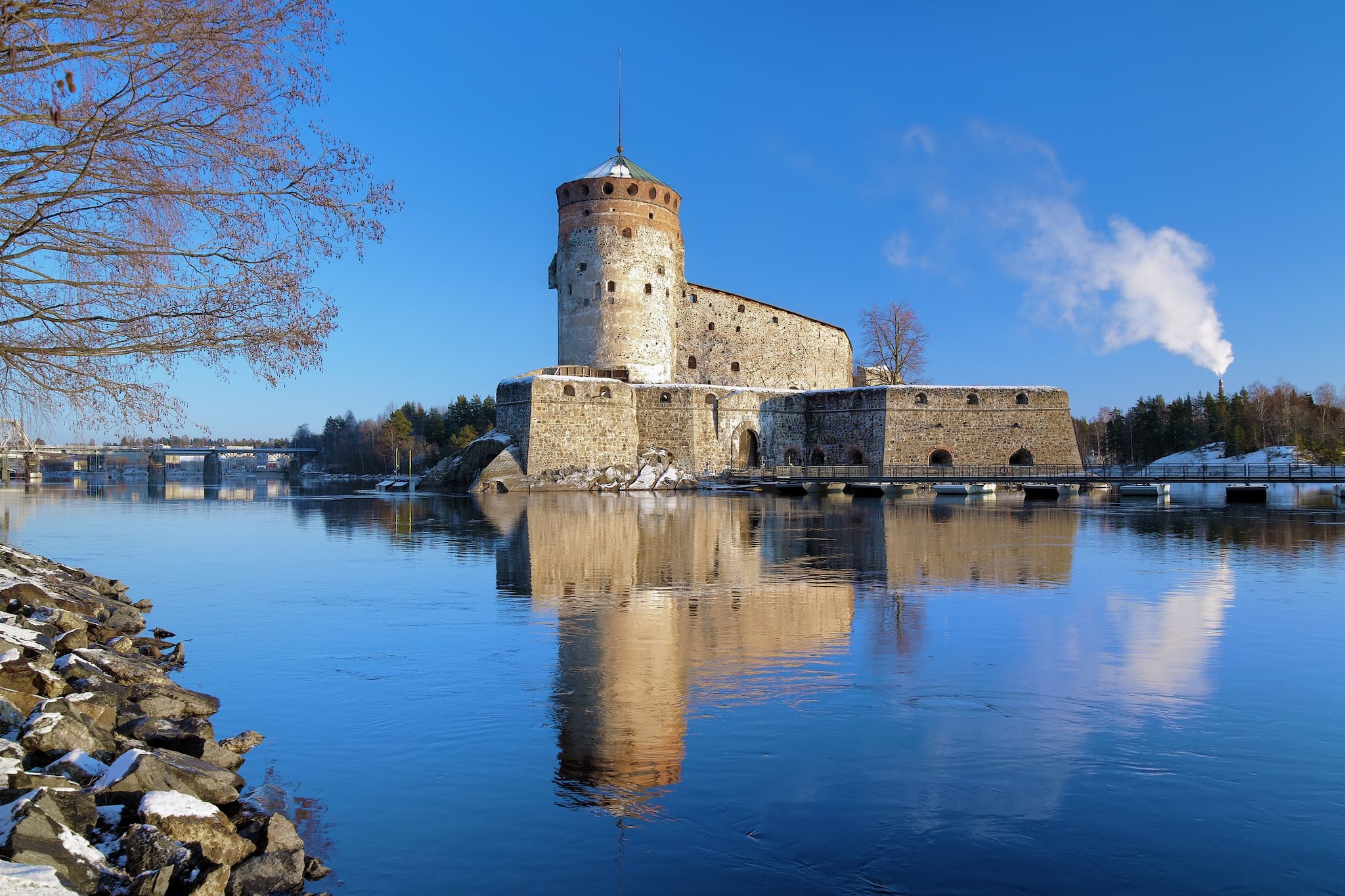 Il castello di Olavinlinna, Finlandia