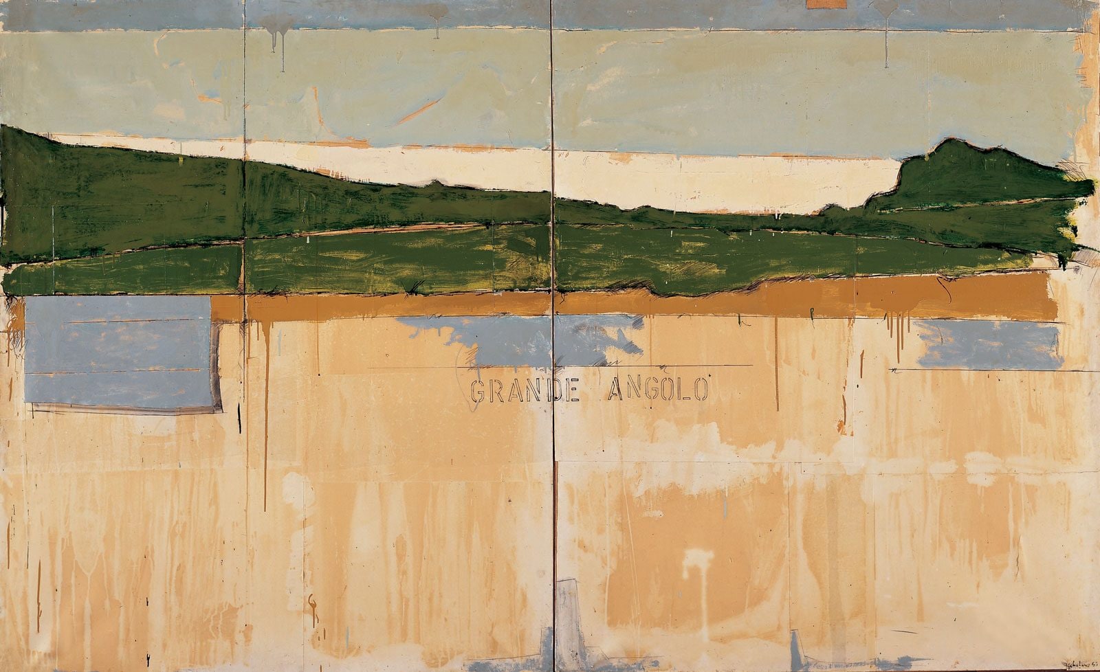 Mario Schifano, Grande angolo, 1963