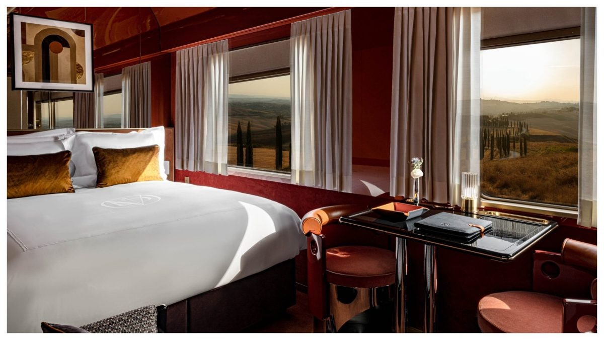 Una suite del nuovo Orient Express La dolce vita