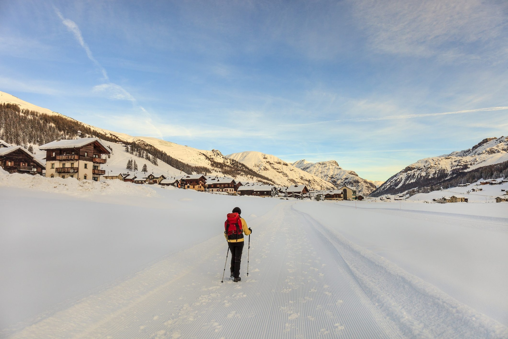 Percorso ciaspole a Livigno