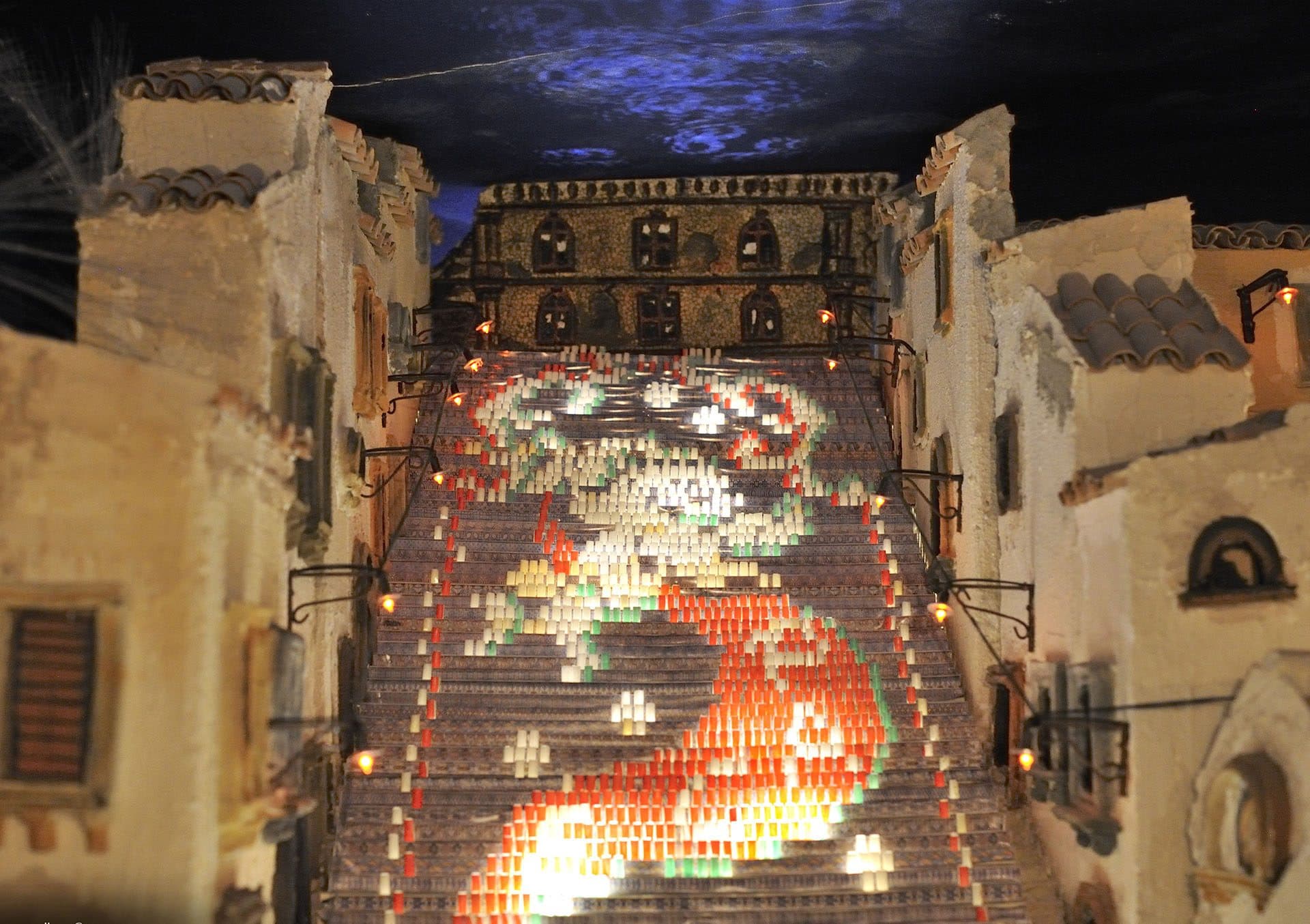 Uno dei presepi di Caltagirone, Sicilia