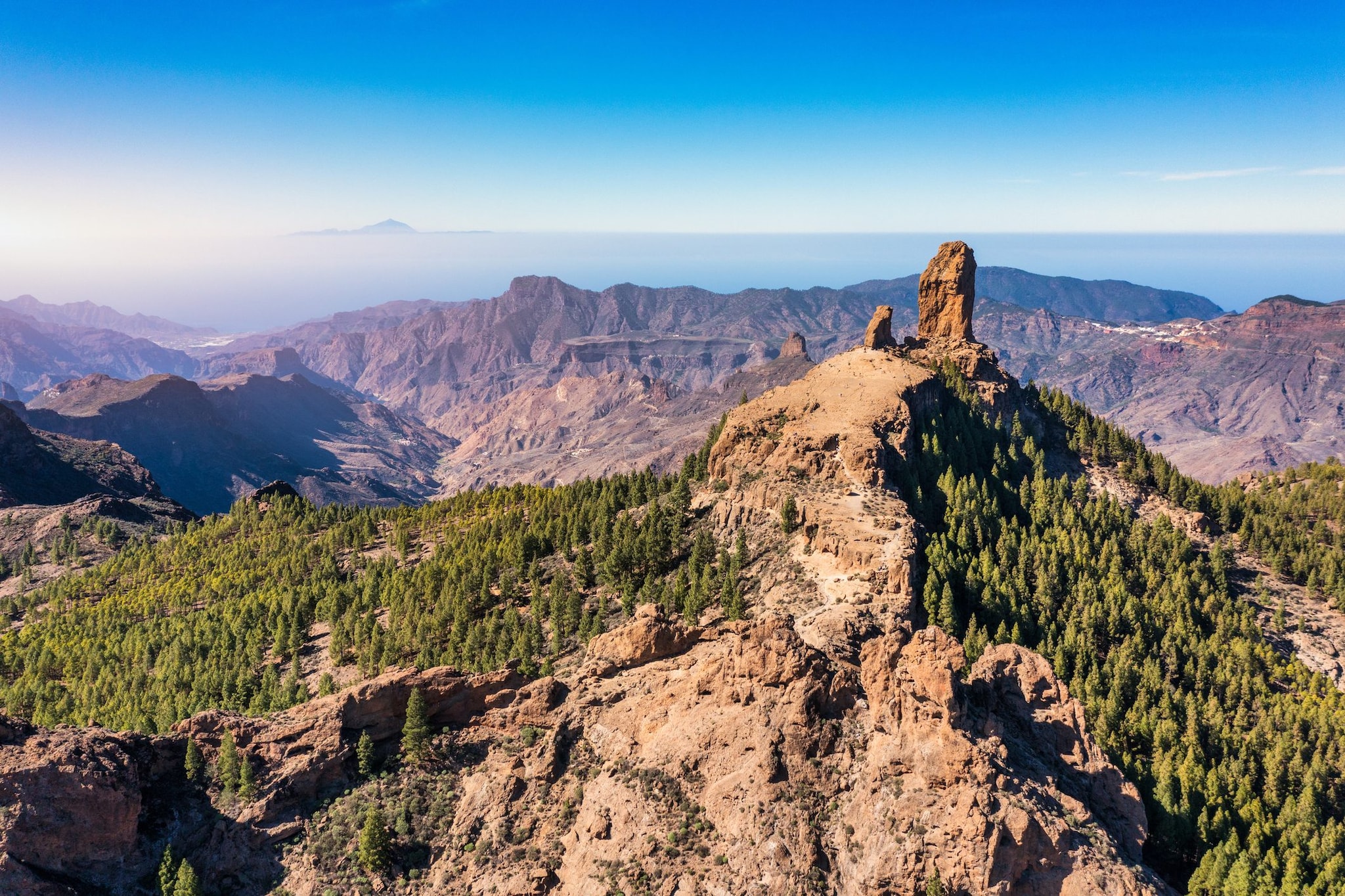 Roque Nublo e Pico de Teide