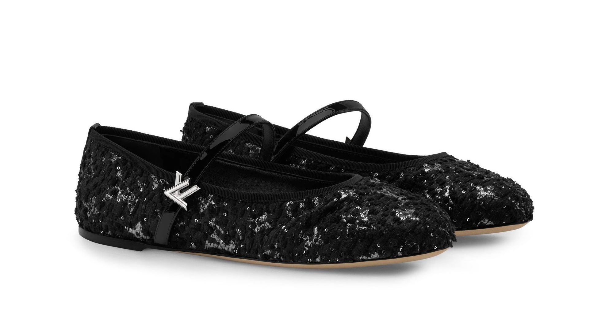 Ballerine con paillettes Louis Vuitton