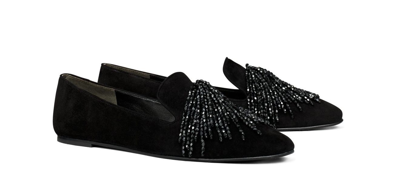 Slippers con decoro gioiello Tory Burch