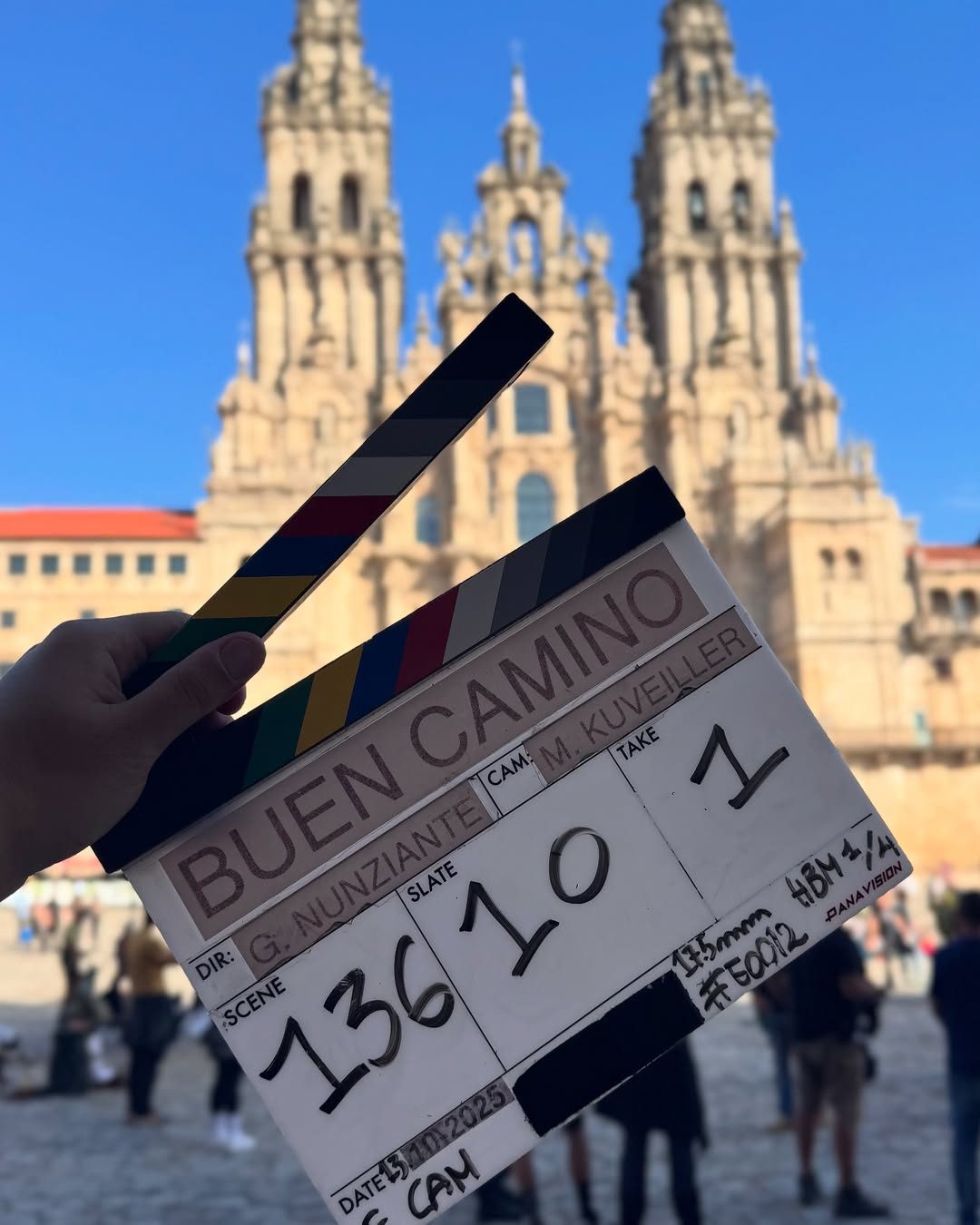 Sul set del nuovo film di Checco Zalone