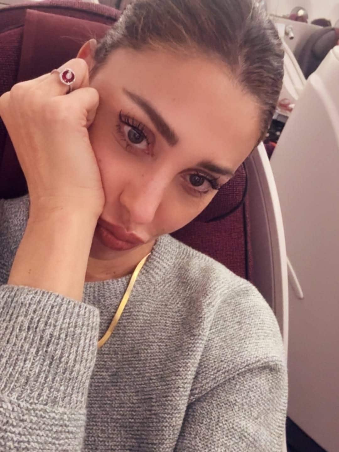 Belén Rodriguez e il look da viaggio