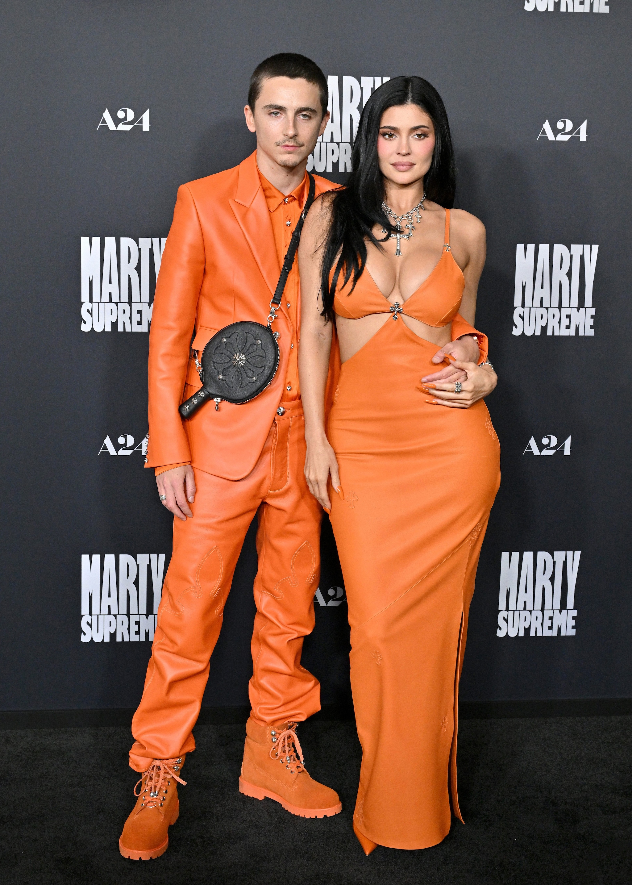 Timothée Chalamet e Kylie Jenner in Chrome Hearts