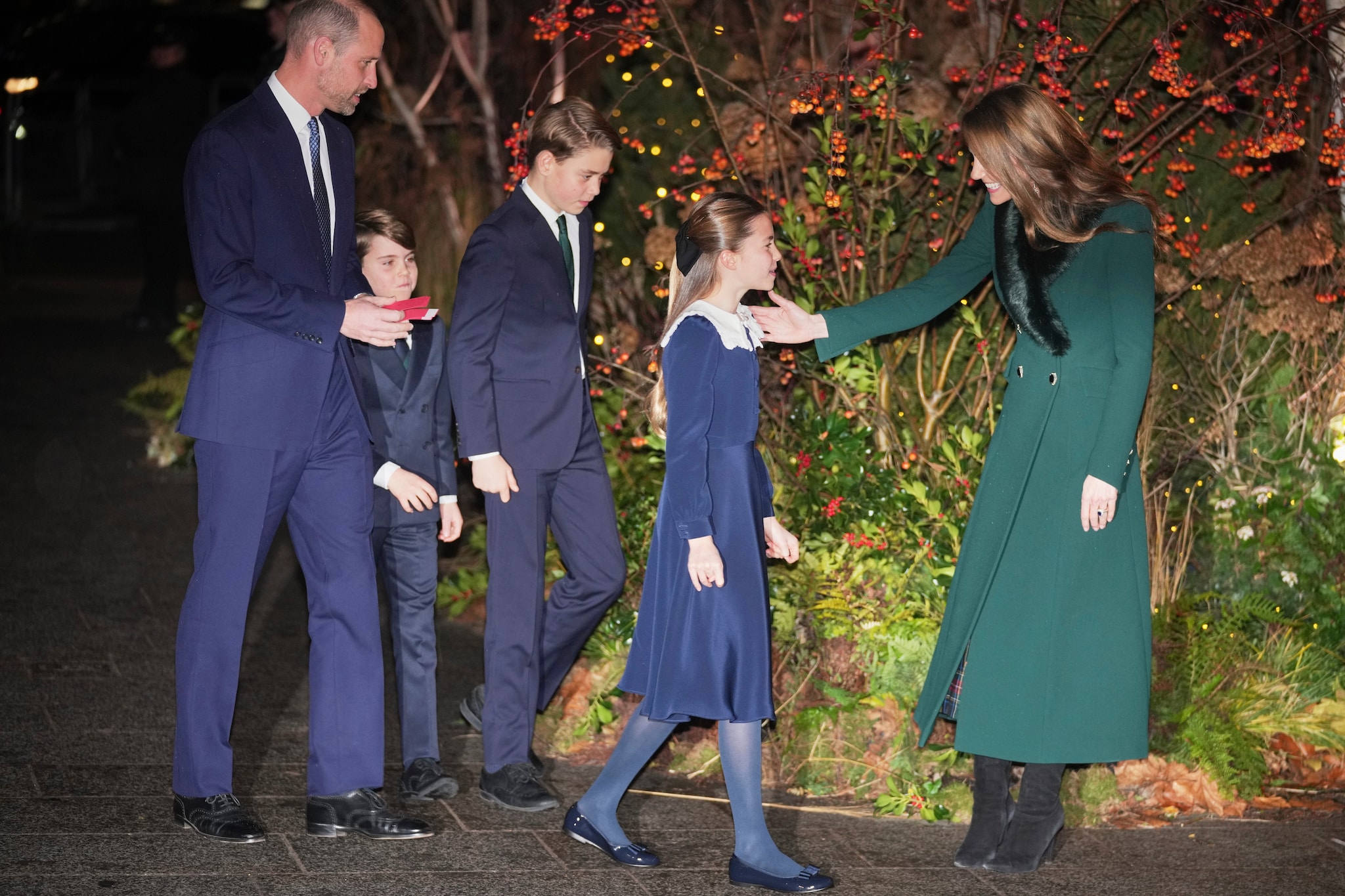 William e Kate coi tre figli George, Charlotte, Louis