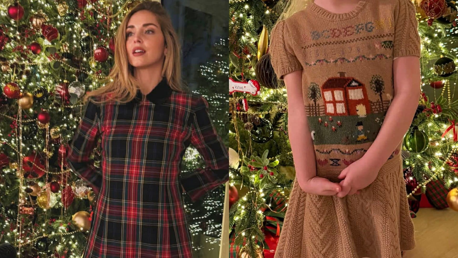 Vittoria Ferragni sui social a Natale: è adorabile con abito in maglia e stivali-coniglietto
