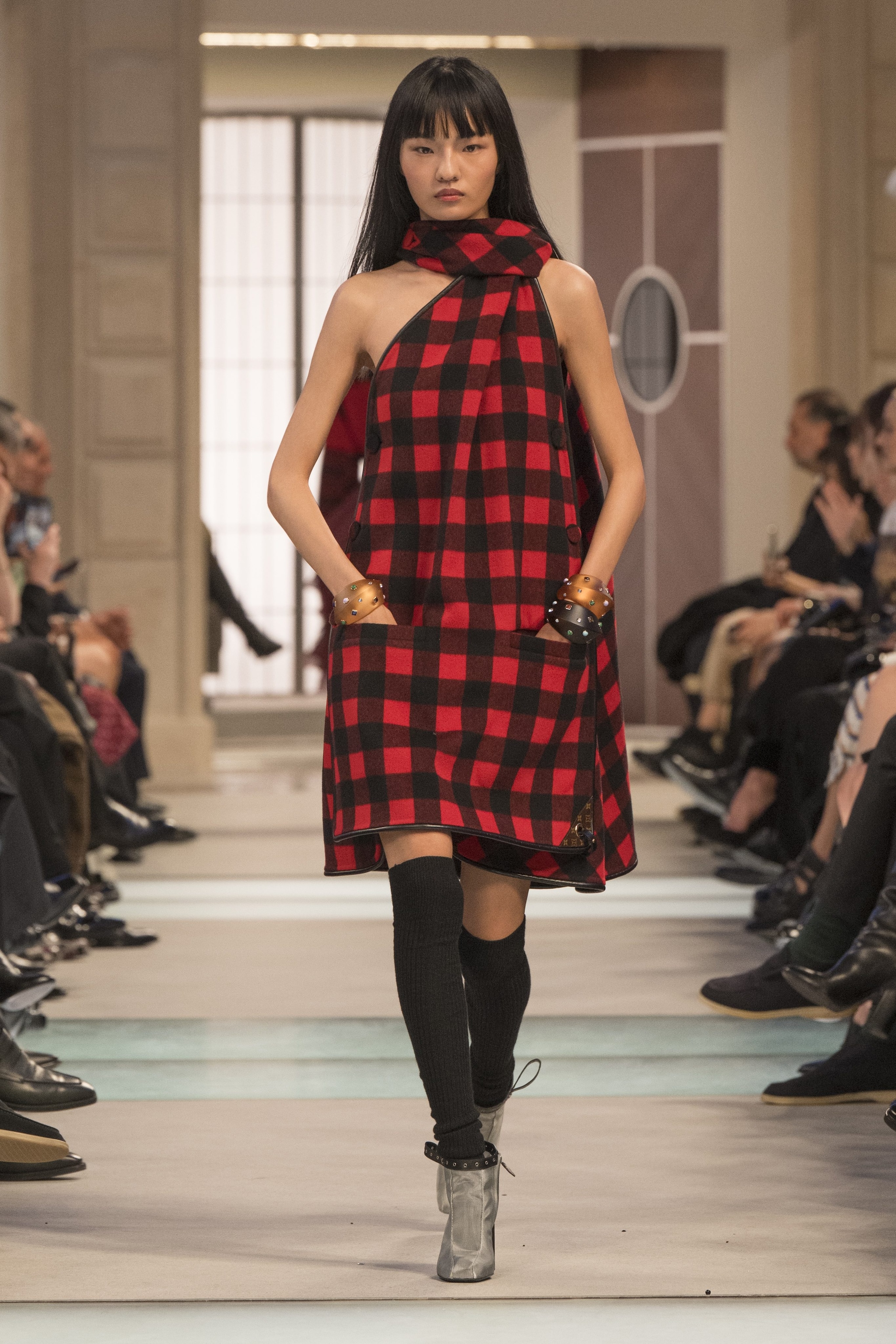 Abito tartan Louis Vuitton