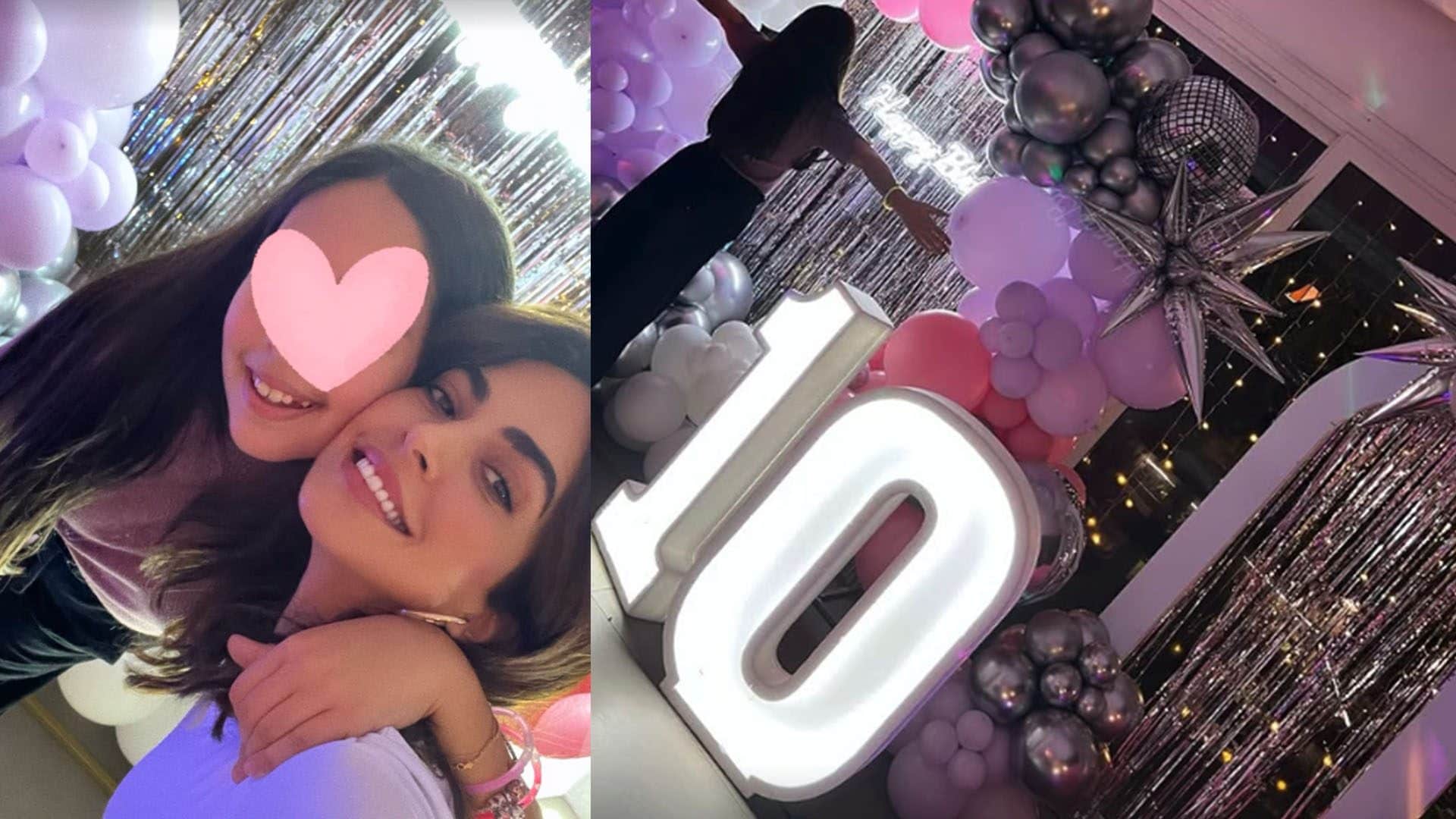 Rocìo Munoz Morales festeggia il compleanno della figlia Luna con un dance party tra luci e musica