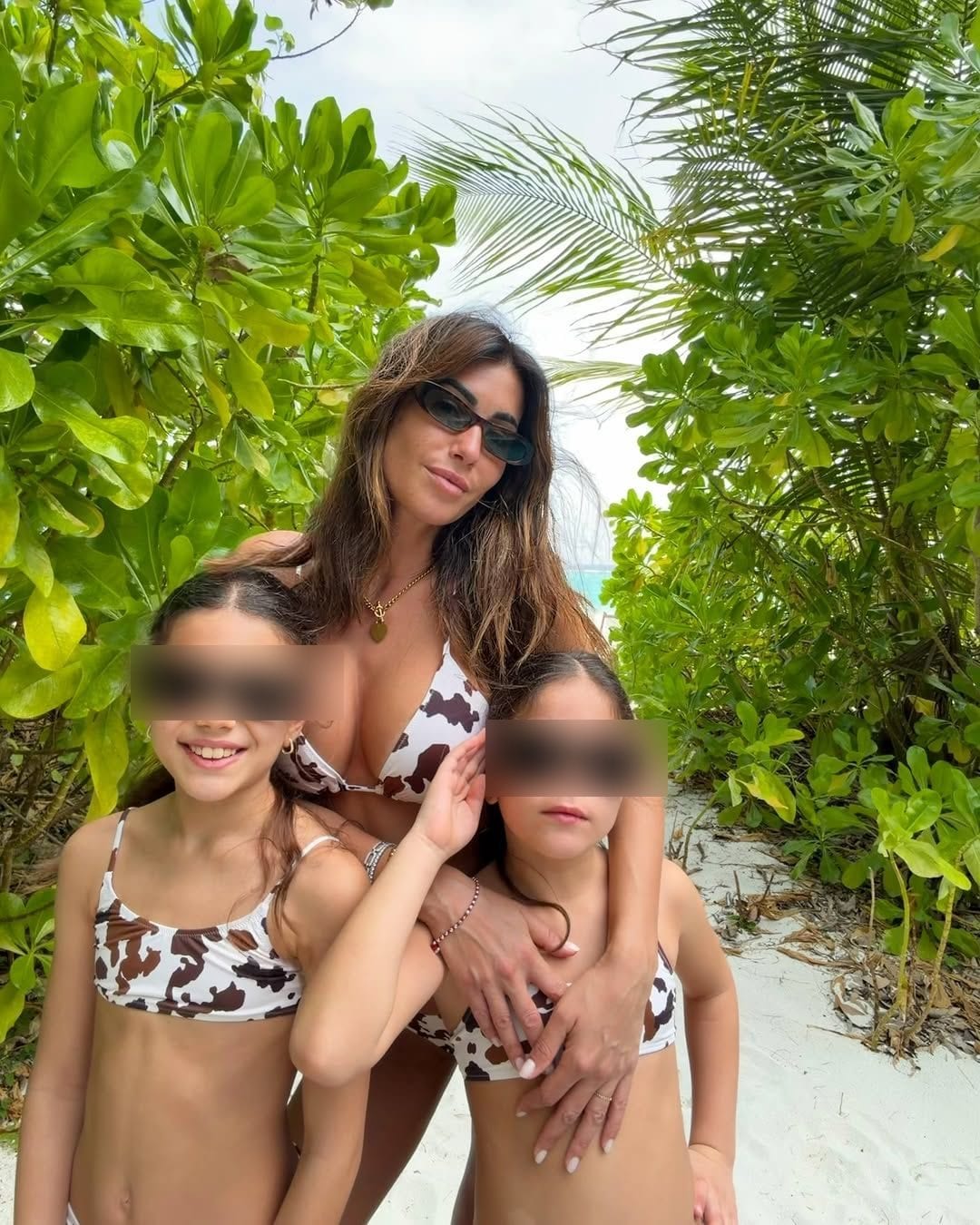 Federica Nargi con le figlie