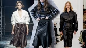 Look semplice e chic per l'inverno, 4 idee per abbinare la gonna in pelle con maglioni e camicie