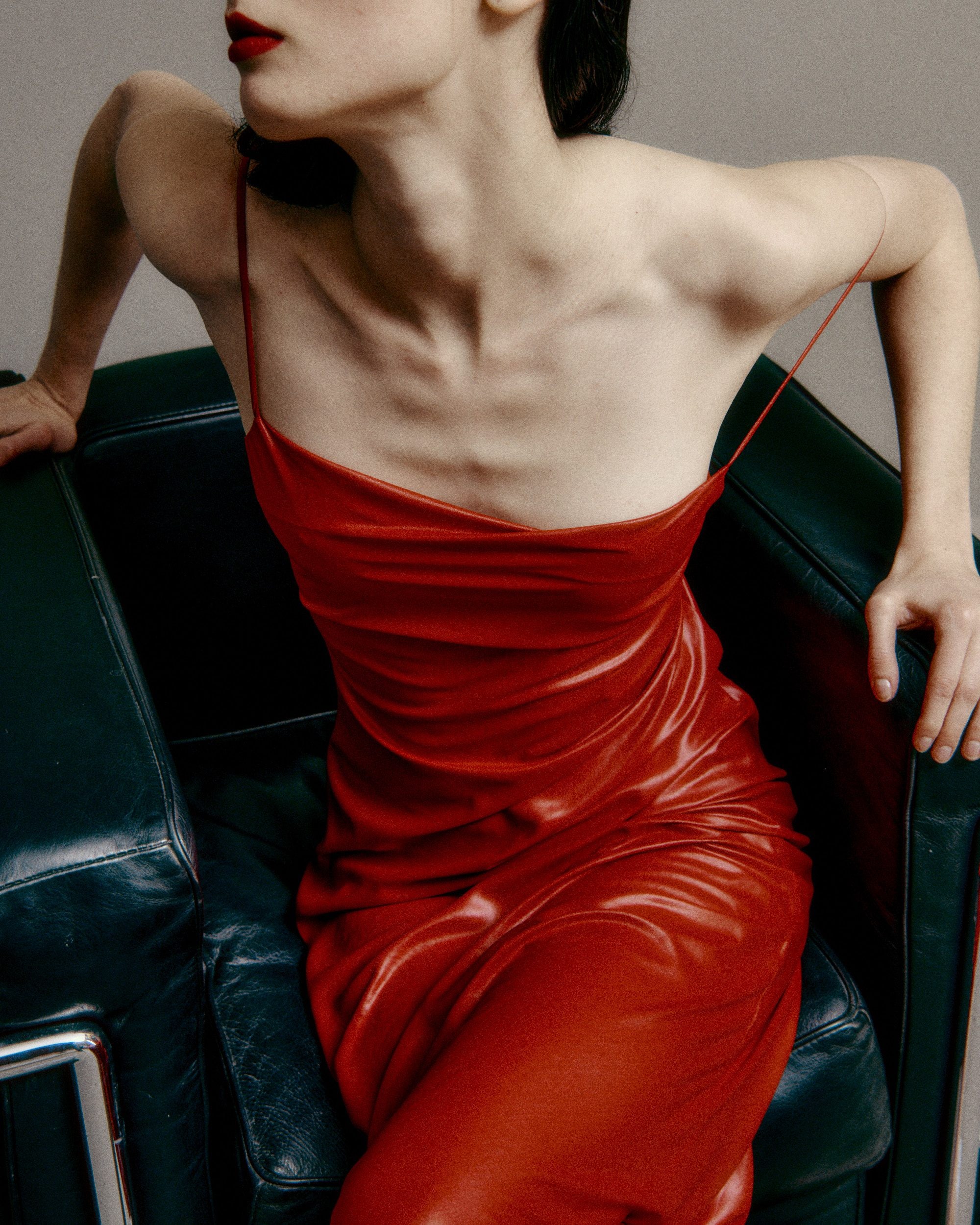 Slipdress rosso Patrizia Pepe