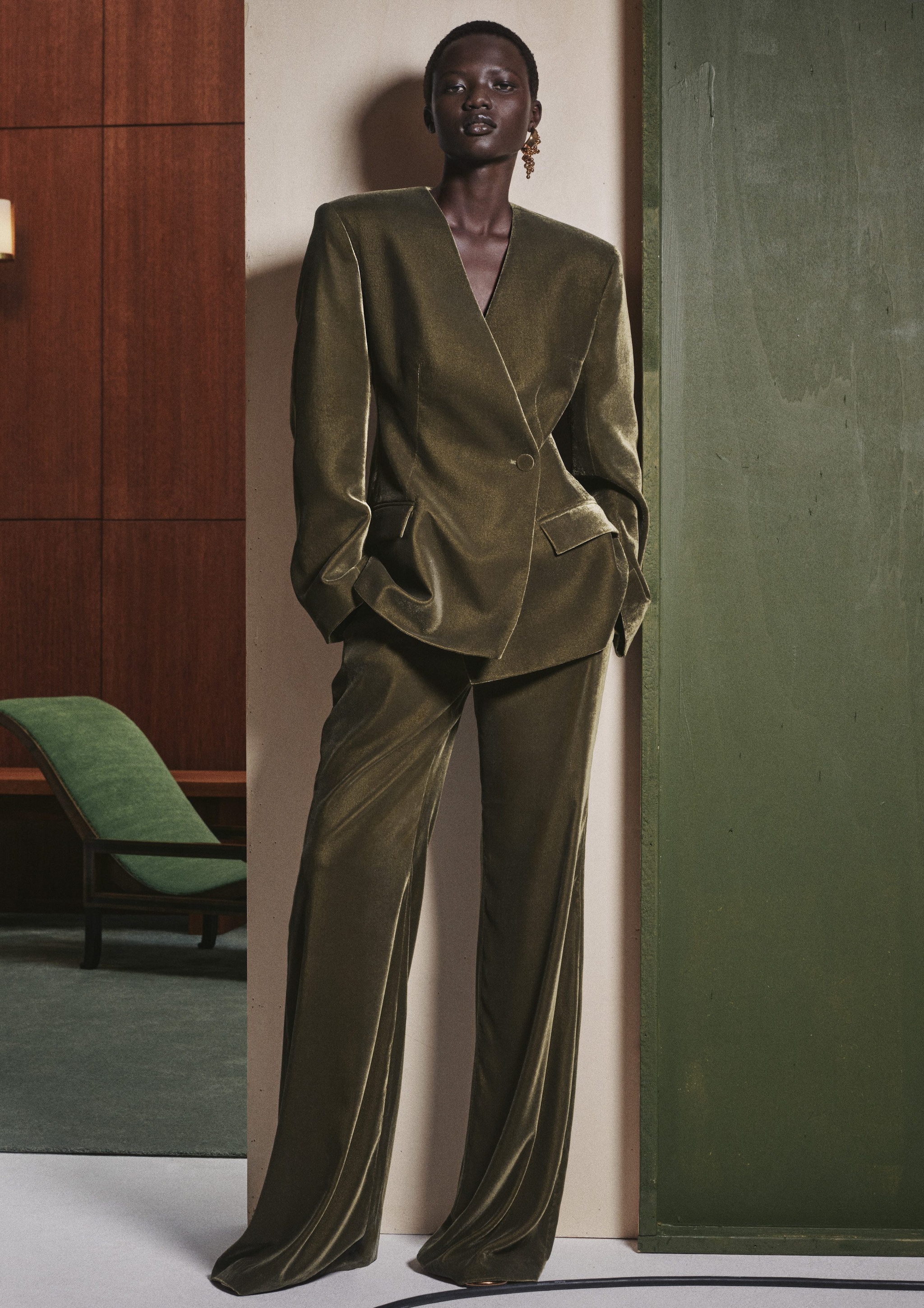 Completo in velluto H&M