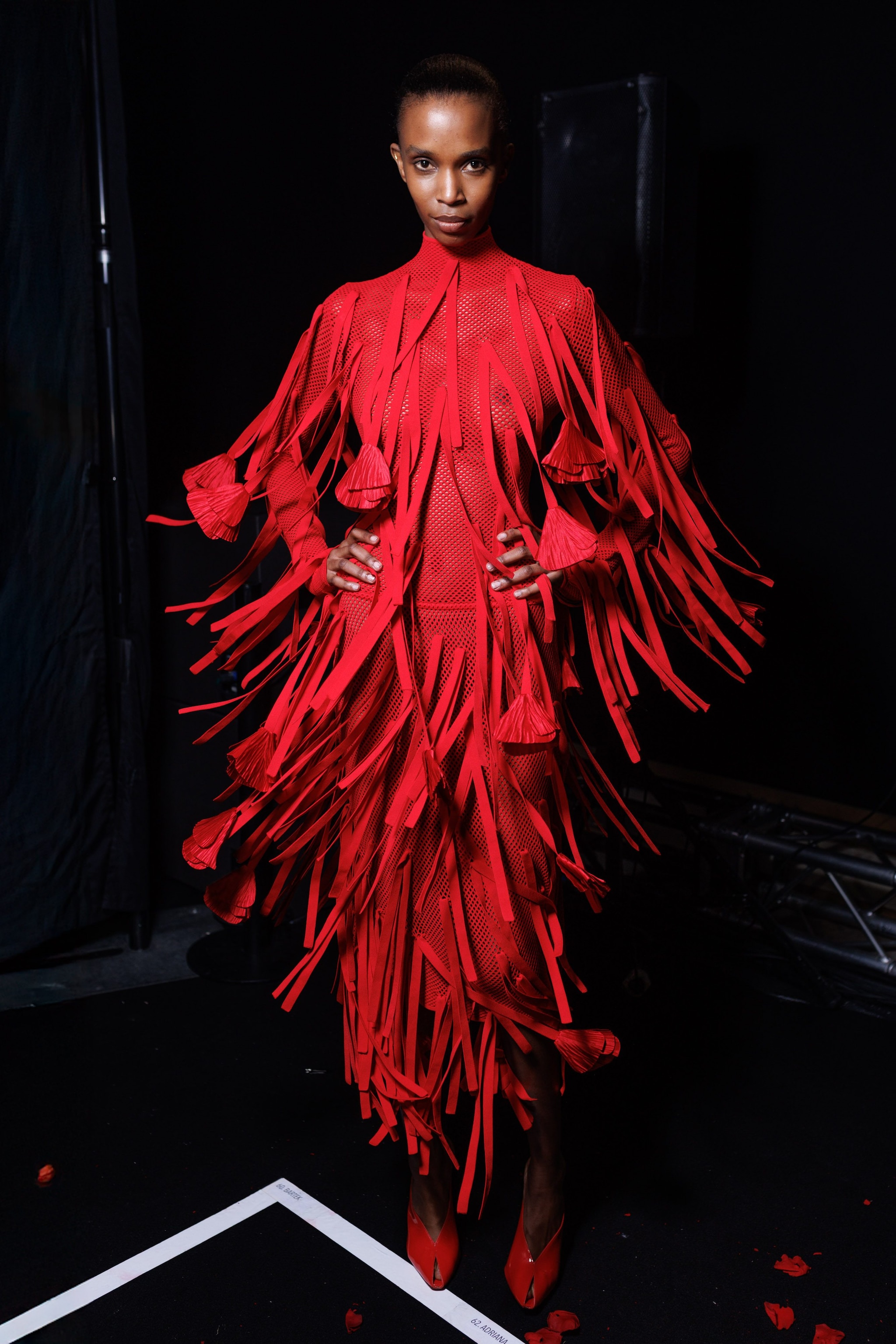 Abito con frange Ferragamo