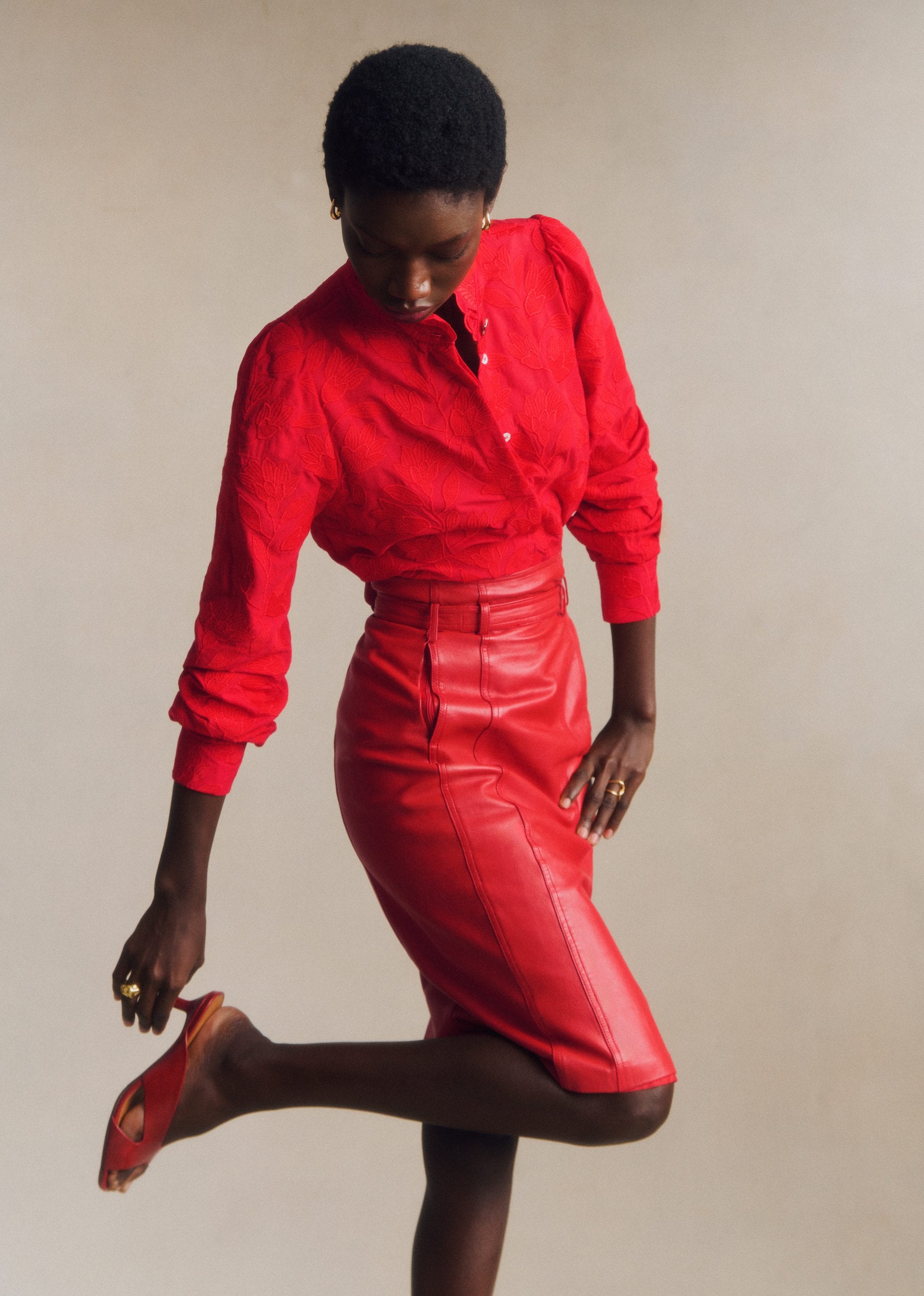 Look total red Sèzane