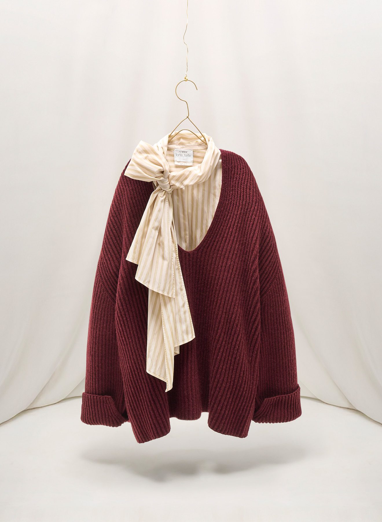 Maxi pull scollo a V Forte_Forte