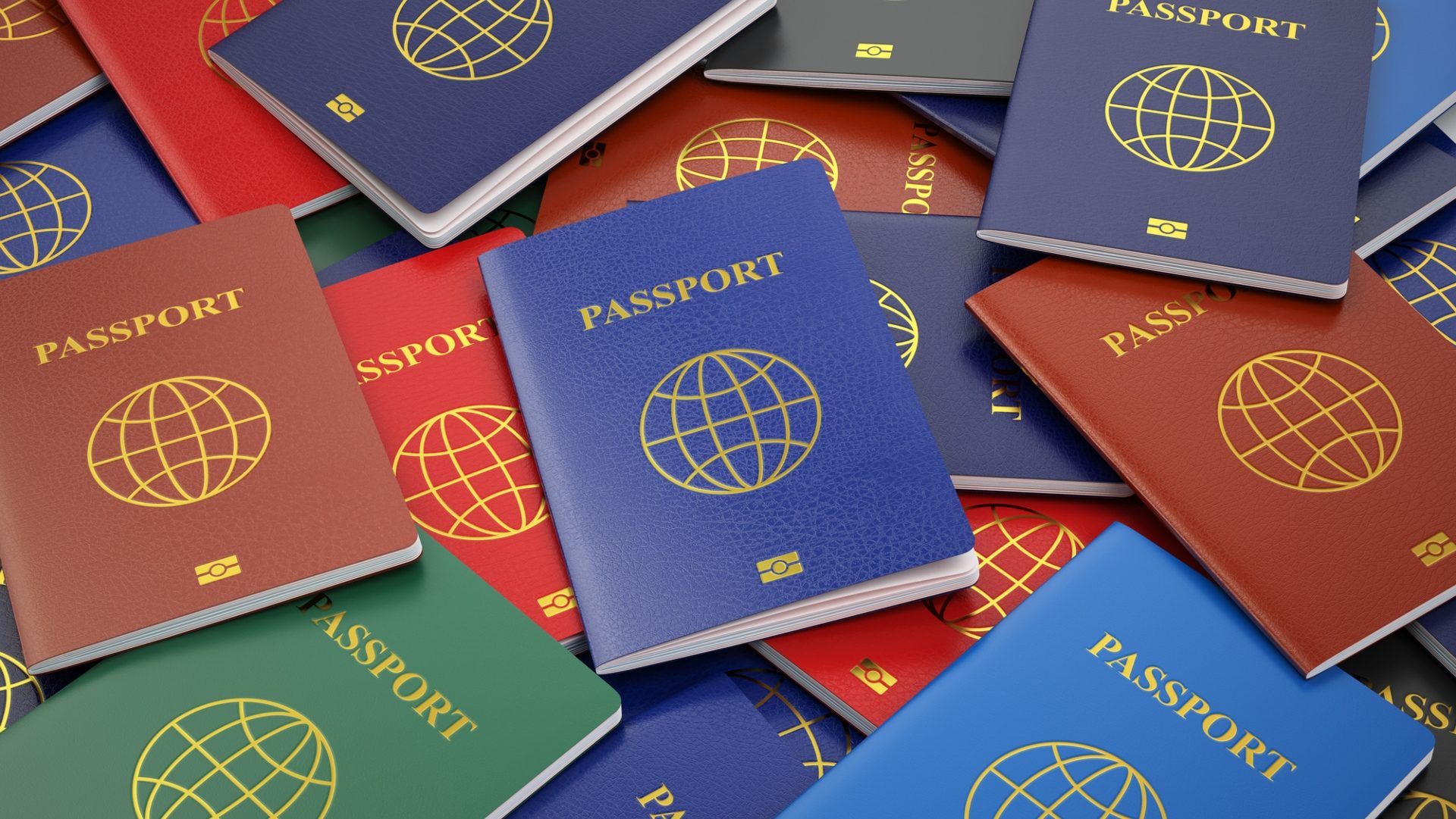 Perché i passaporti internazionali sono solo in 4 colori (e qual è il loro significato)