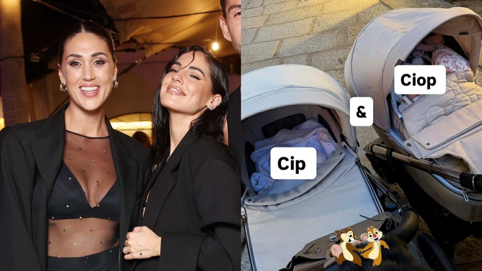 Clara Isabel e Priscilla per la prima volta insieme: le mamme escono coi passeggini coordinati