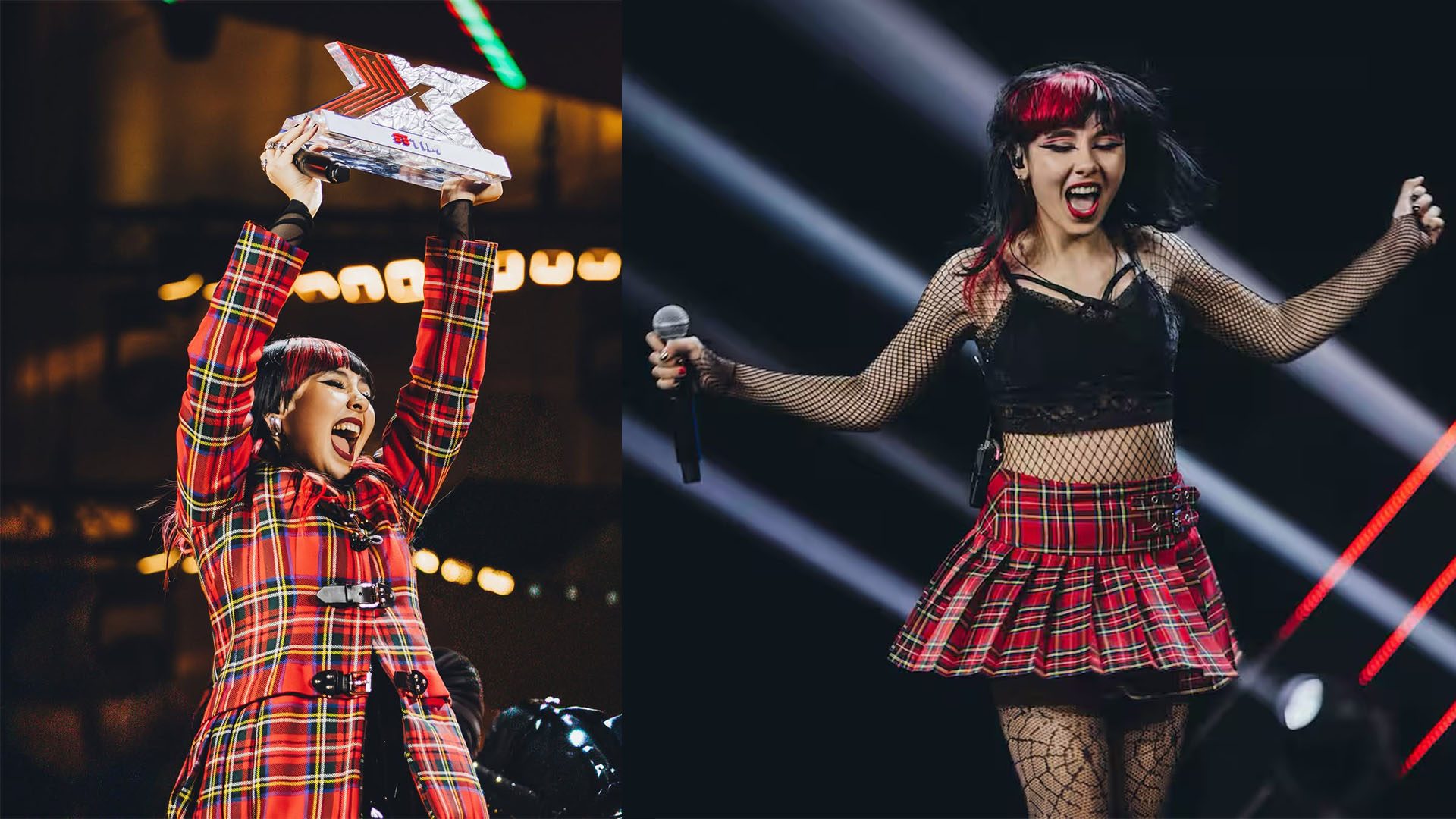 Rob vince X Factor e chiude il cerchio: look tartan in Finale come alle Audition