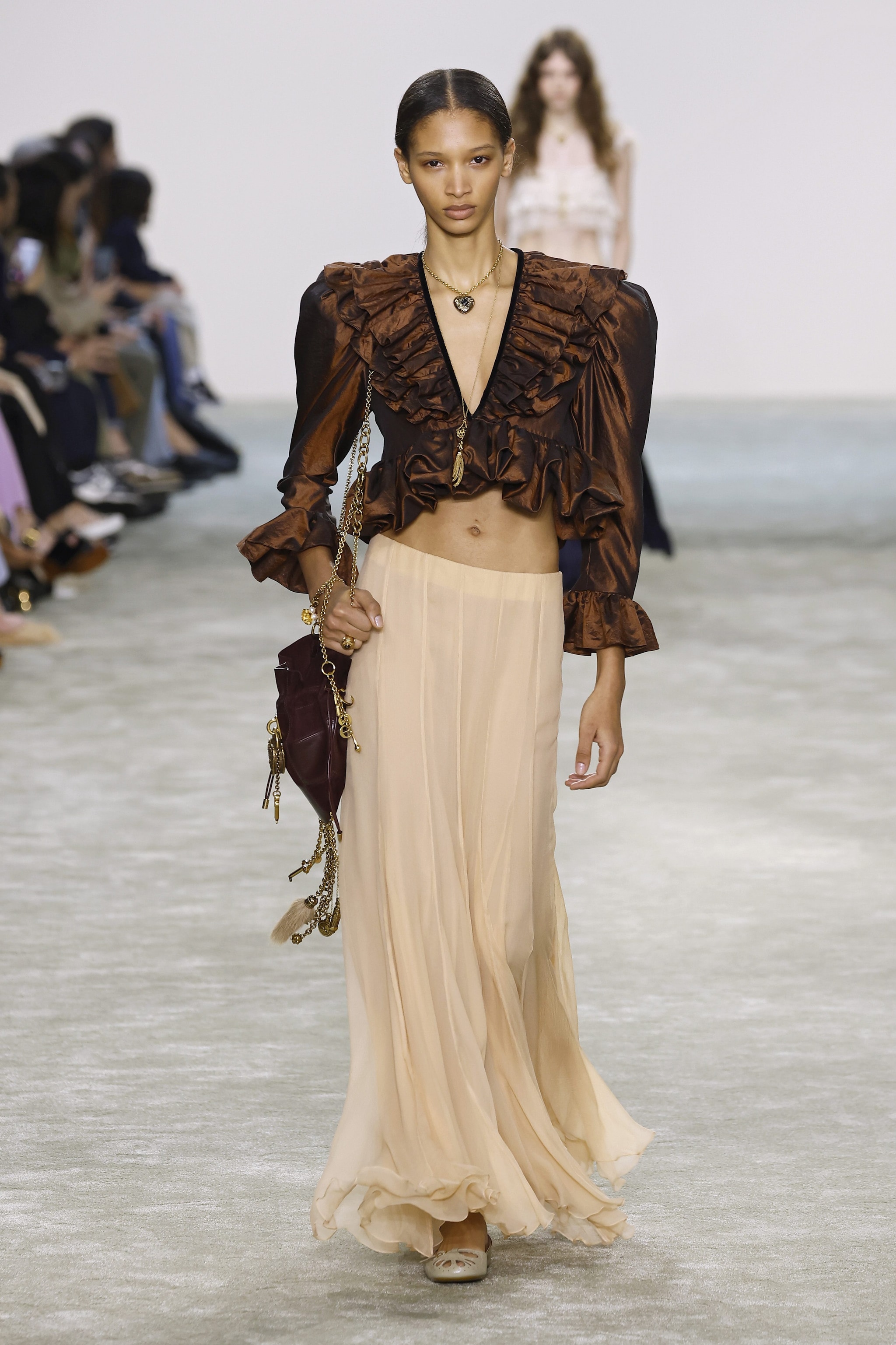 Look con ballerine flat di Chloé