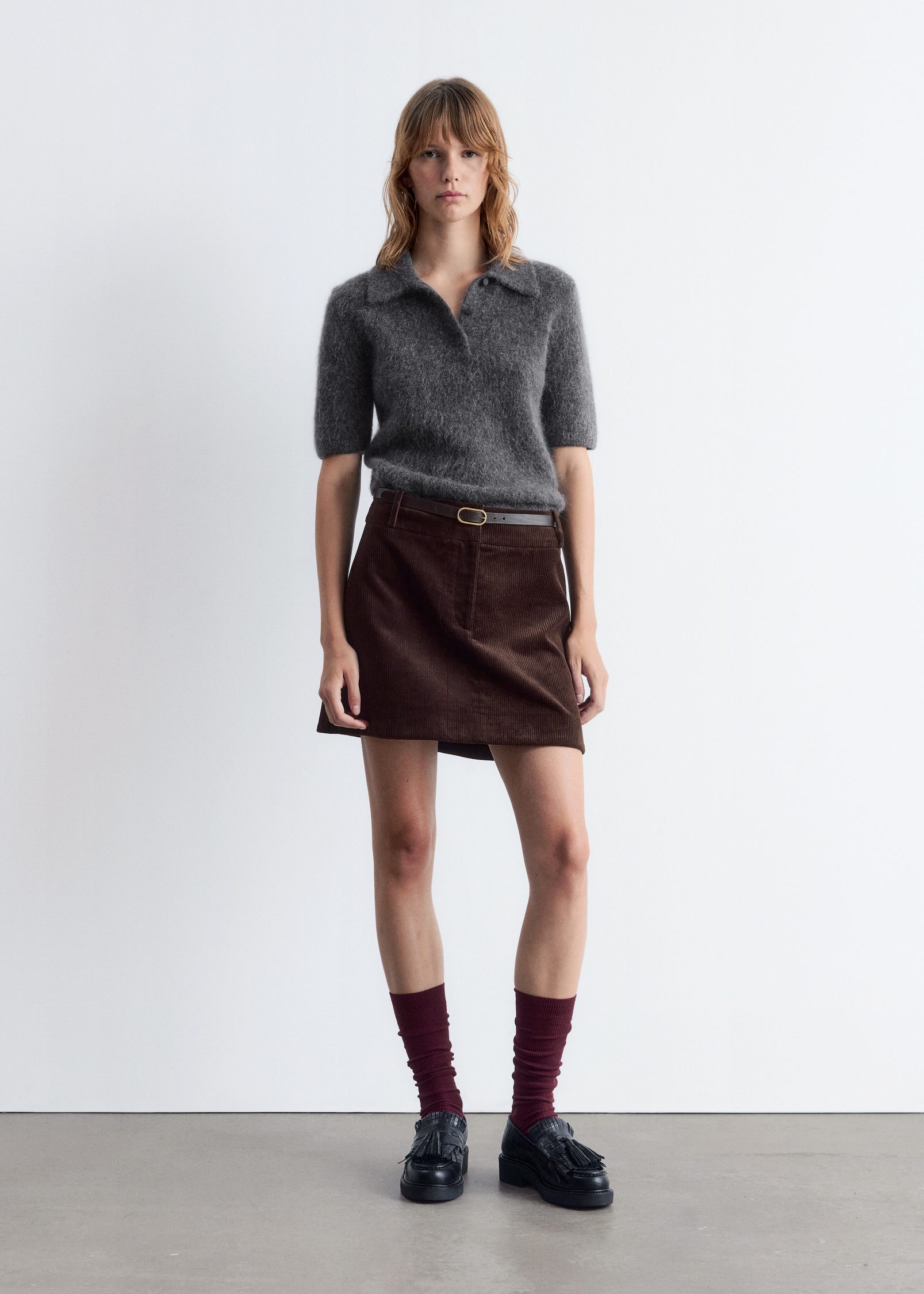 Look con mocassini dalla suola alta e nappine &Other Stories