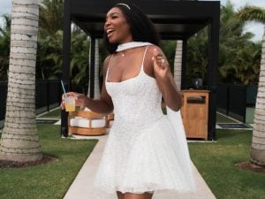 I vestiti da sposa di Venus Williams: una dozzina di abiti bianchi tra cerimonia e feste