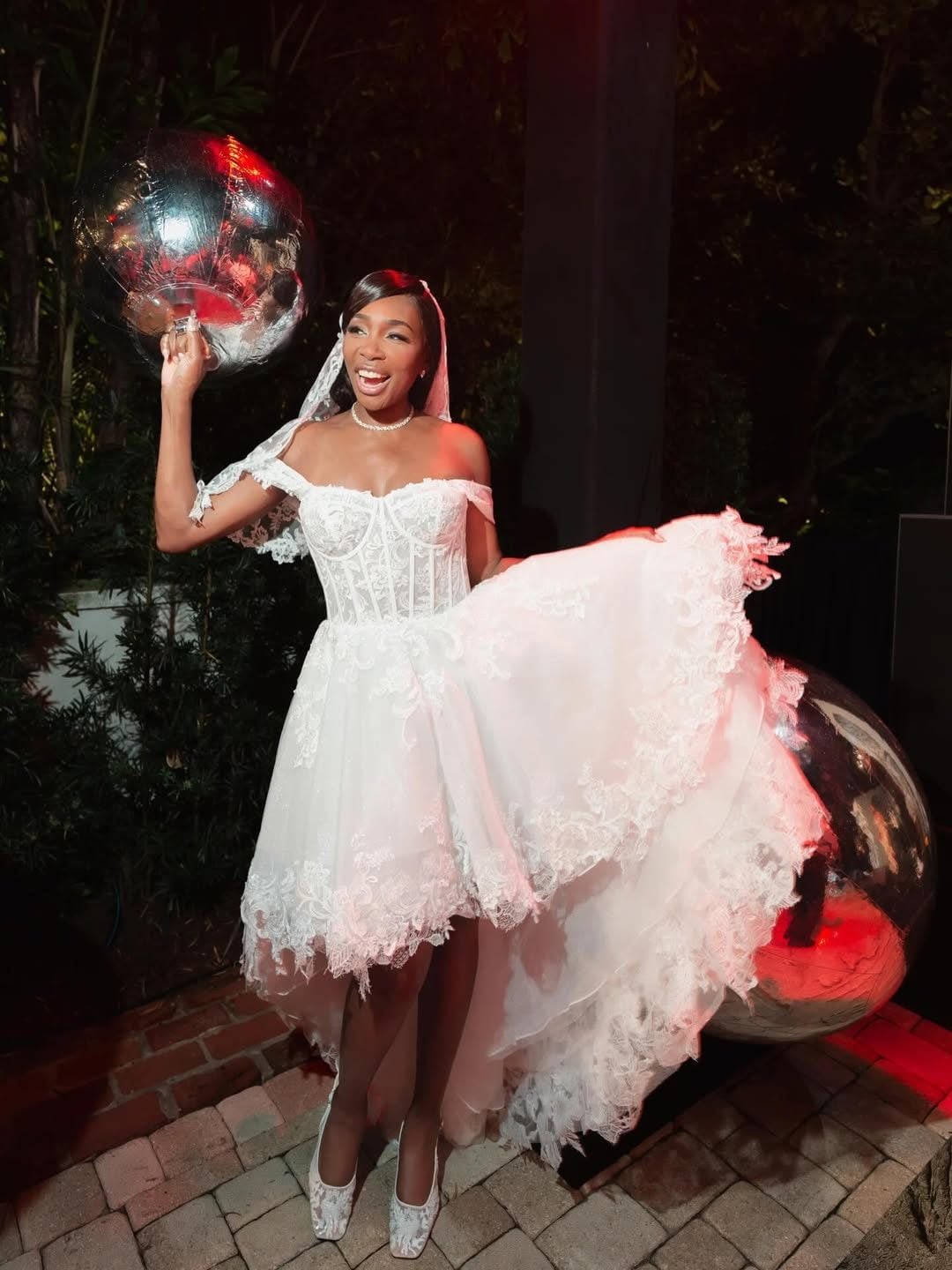 Venus Williams in Veni Infantino