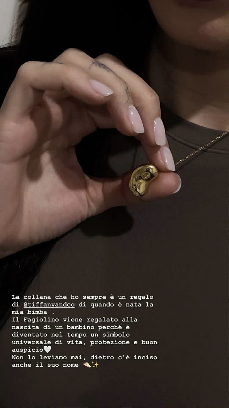 La collana Tiffany&Co. di Giulia De Lellis