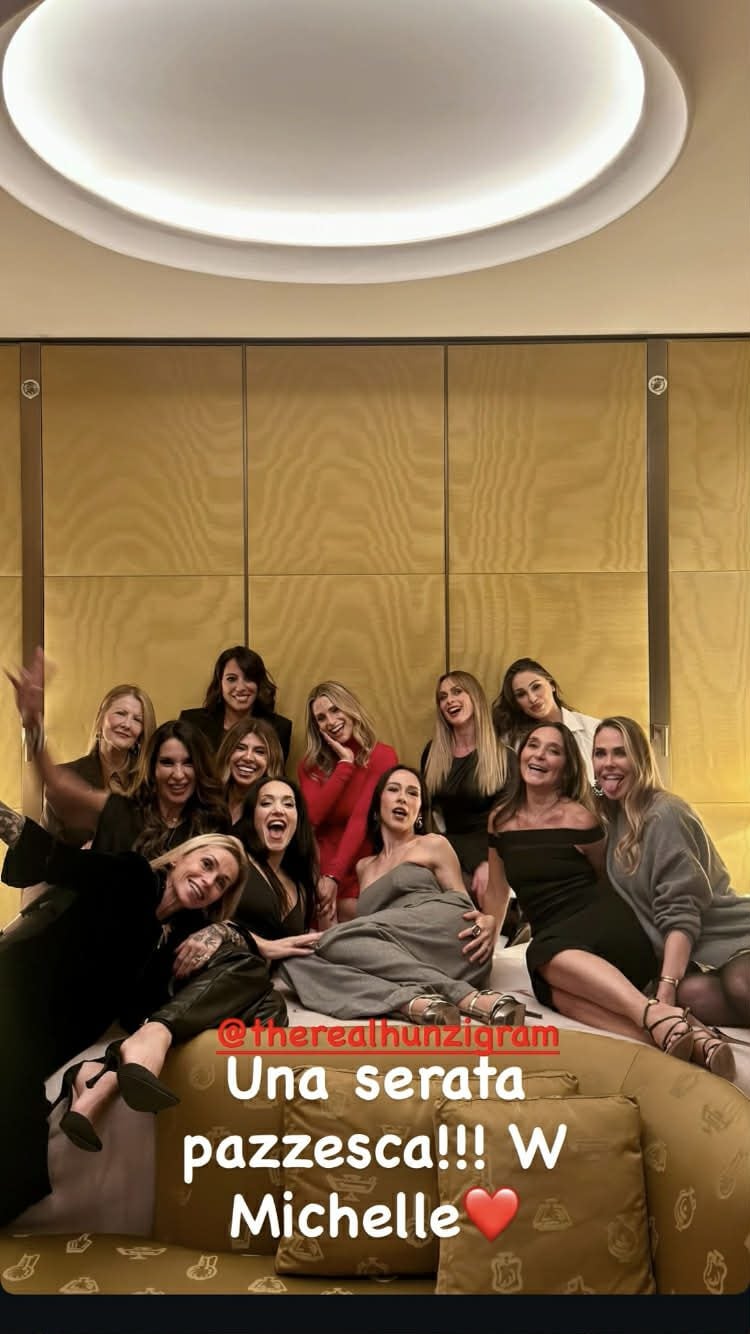 La festa di Michelle Hunziker