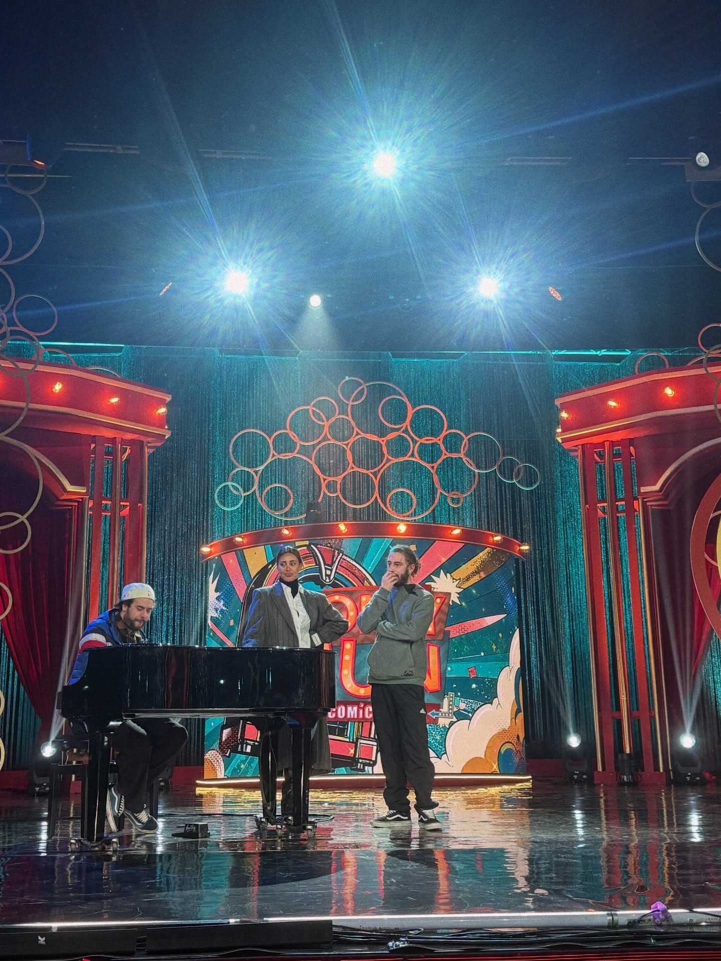 Le prove sul palco di Only Fun