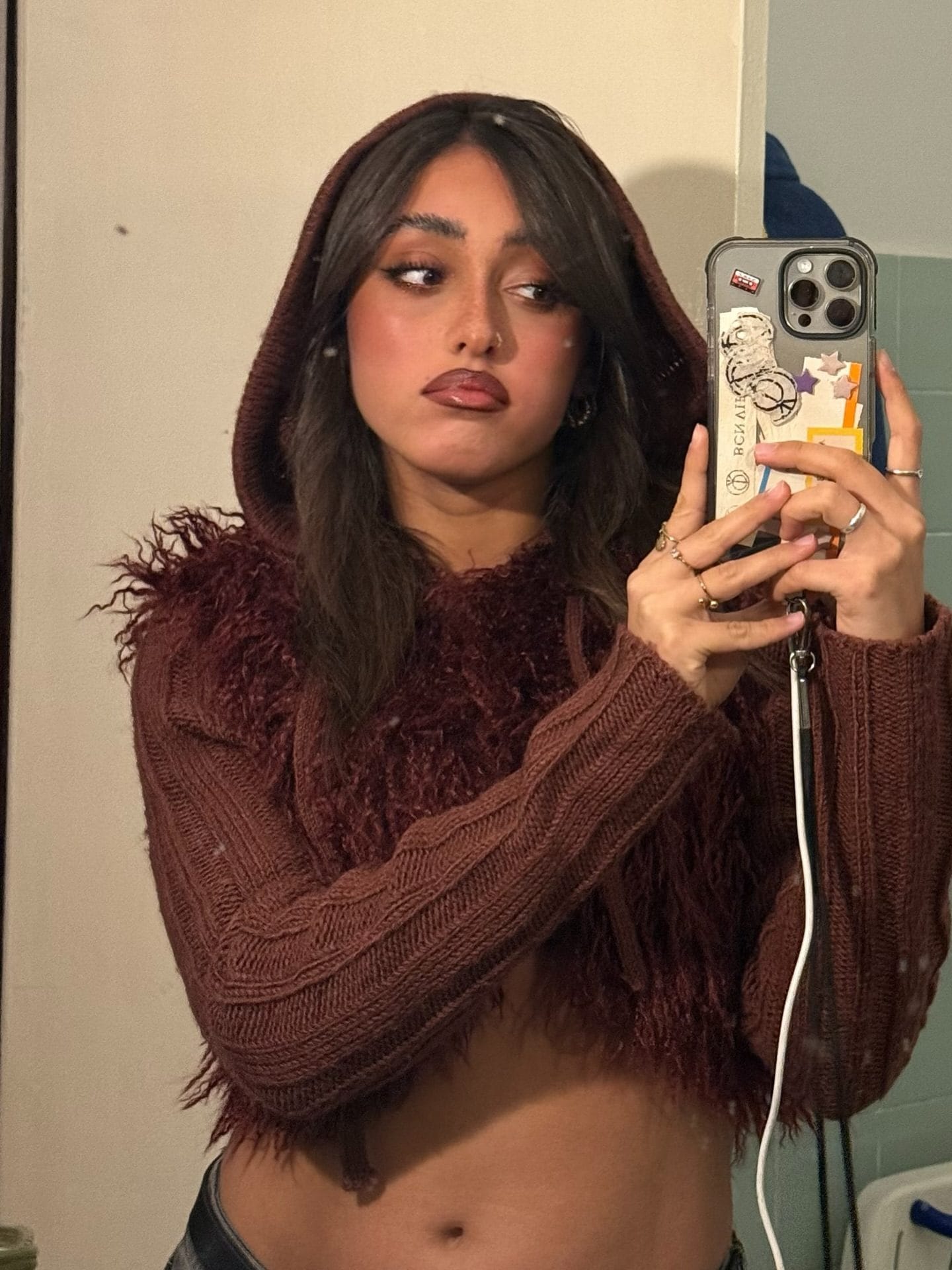 Giulia Stabile col piercing al naso