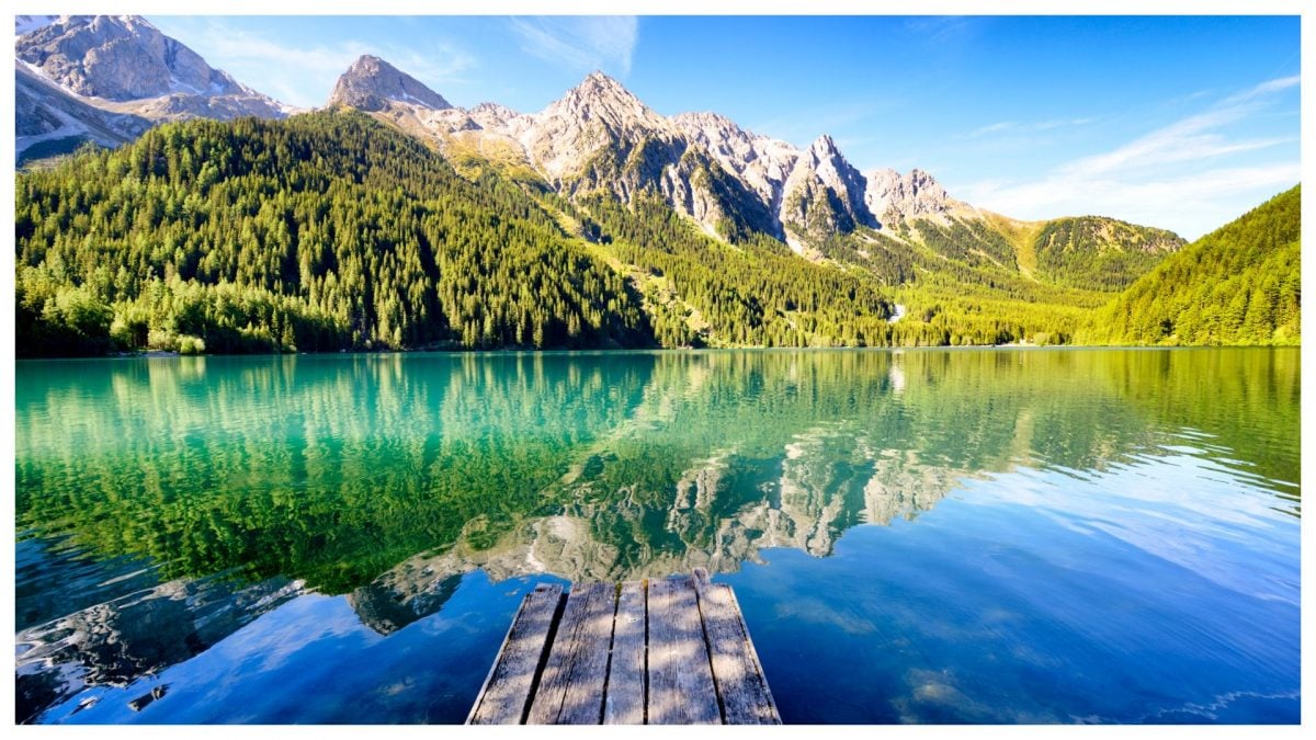 Il lago di Anterselva, una delle mete principali per le Olimpiadi invernali 2026