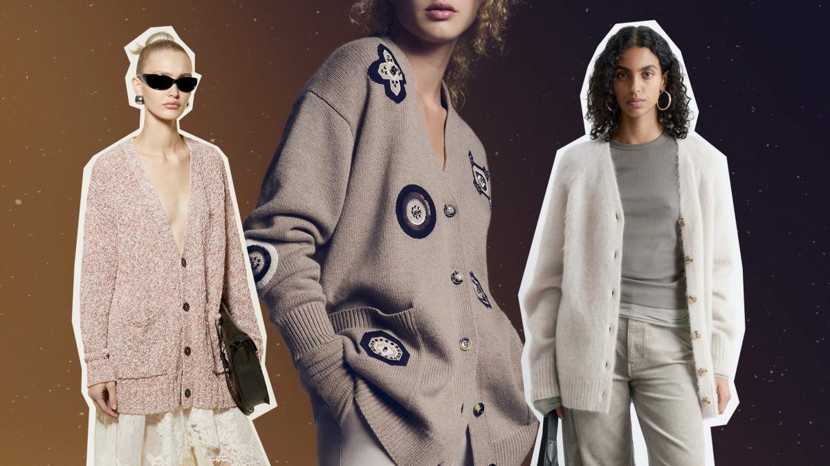 da sinistra cardigan Sisley, Max Mara, &Other Stories